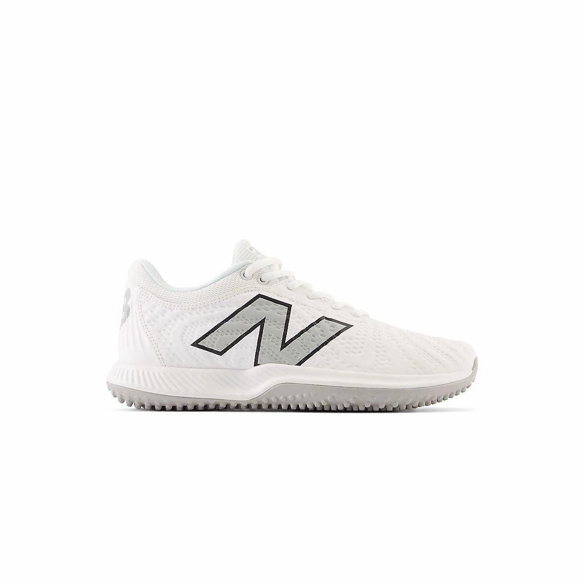 New Balance Men's FuelCell 4040 V7 Turf Baseball Shoes - Optic White / Raincloud - T4040SW7 minimalist - design - elegance shoes Multi   Directional Tread