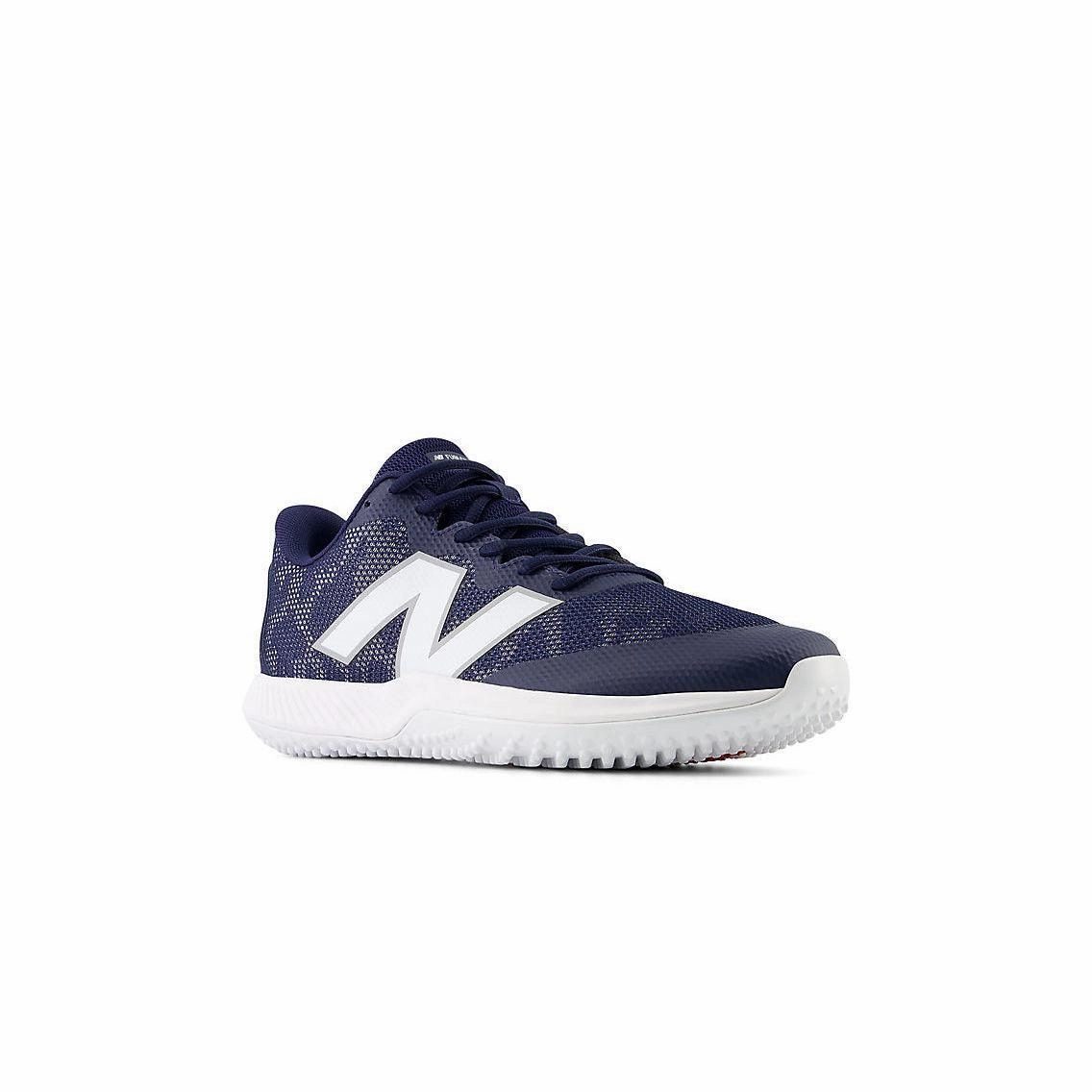 New Balance Men's FuelCell 4040 V7 Turf Baseball Shoes - Team Navy / Optic White - T4040TN7 carbon fiber sole shoes