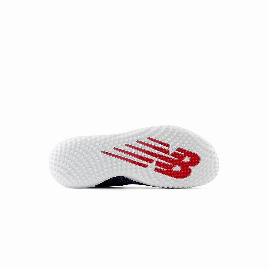 Anti-slip New Balance Men's FuelCell 4040 V7 Turf Baseball Shoes - Team Navy / Optic White - T4040TN7