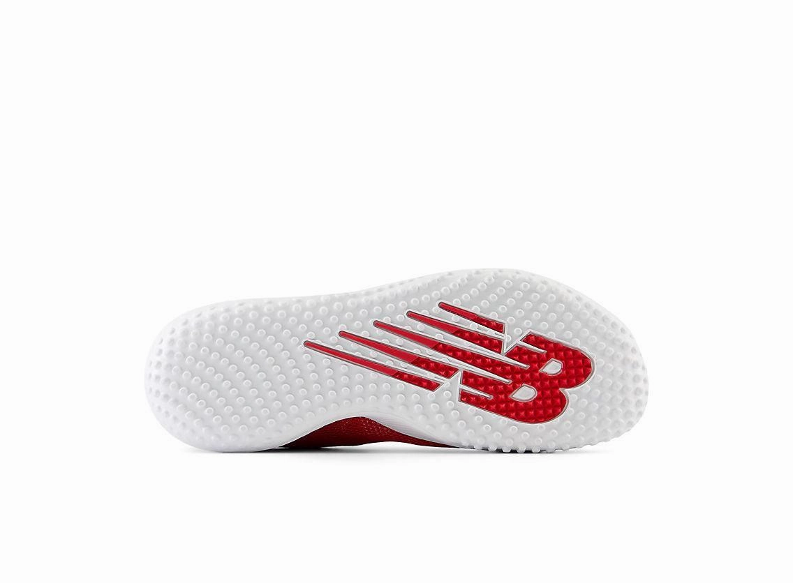 New Balance Men's FuelCell 4040 V7 Turf Baseball Shoes - Team Red / White - T4040TR7 Sensational traction sports heritage