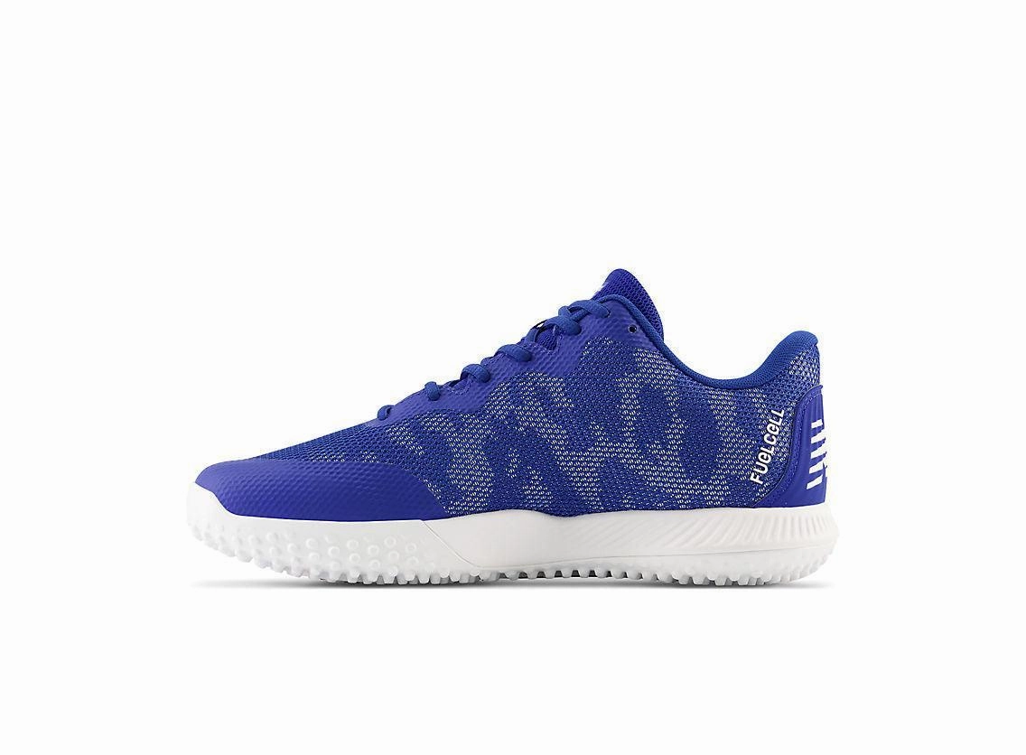 climate - specific shoes New Balance Men's FuelCell 4040 V7 Turf Baseball Shoes - Team Royal / White - T4040TB7