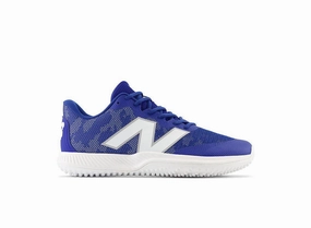 New Balance Men's FuelCell 4040 V7 Turf Baseball Shoes - Team Royal / White - T4040TB7 All - Purpose