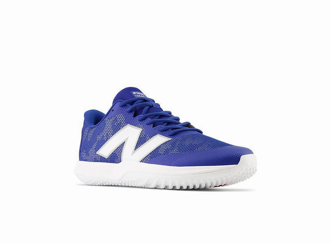 New Balance Men's FuelCell 4040 V7 Turf Baseball Shoes - Team Royal / White - T4040TB7 Everyday Shoes running shoes for amateur male runners