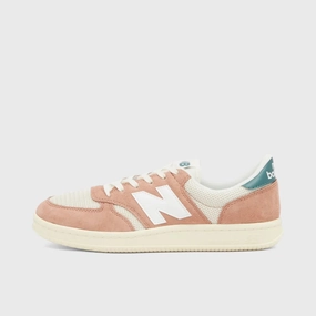 logo - rhinestoned shoes New Balance T500 Brown / Tan - Green