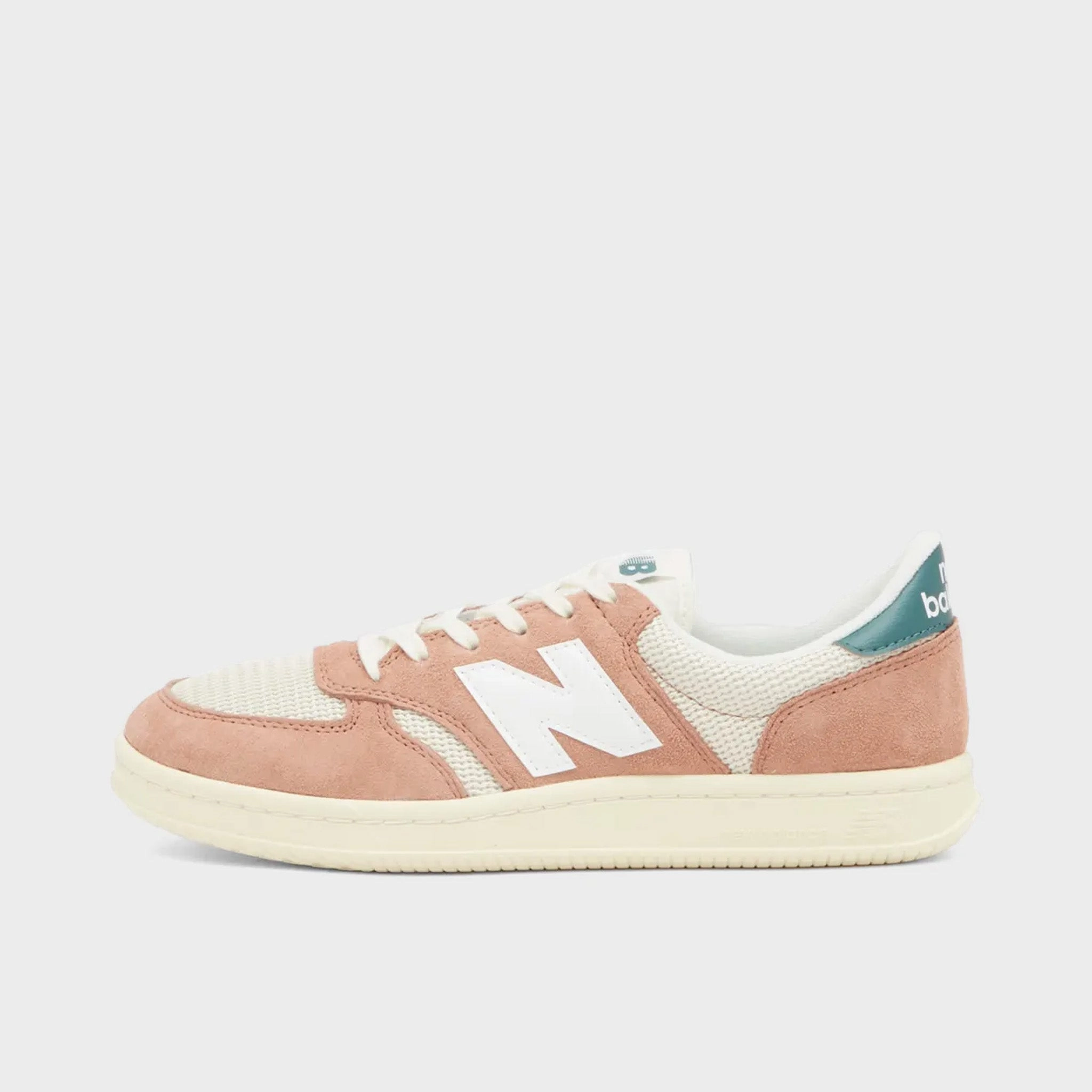 logo - rhinestoned shoes New Balance T500 Brown / Tan - Green