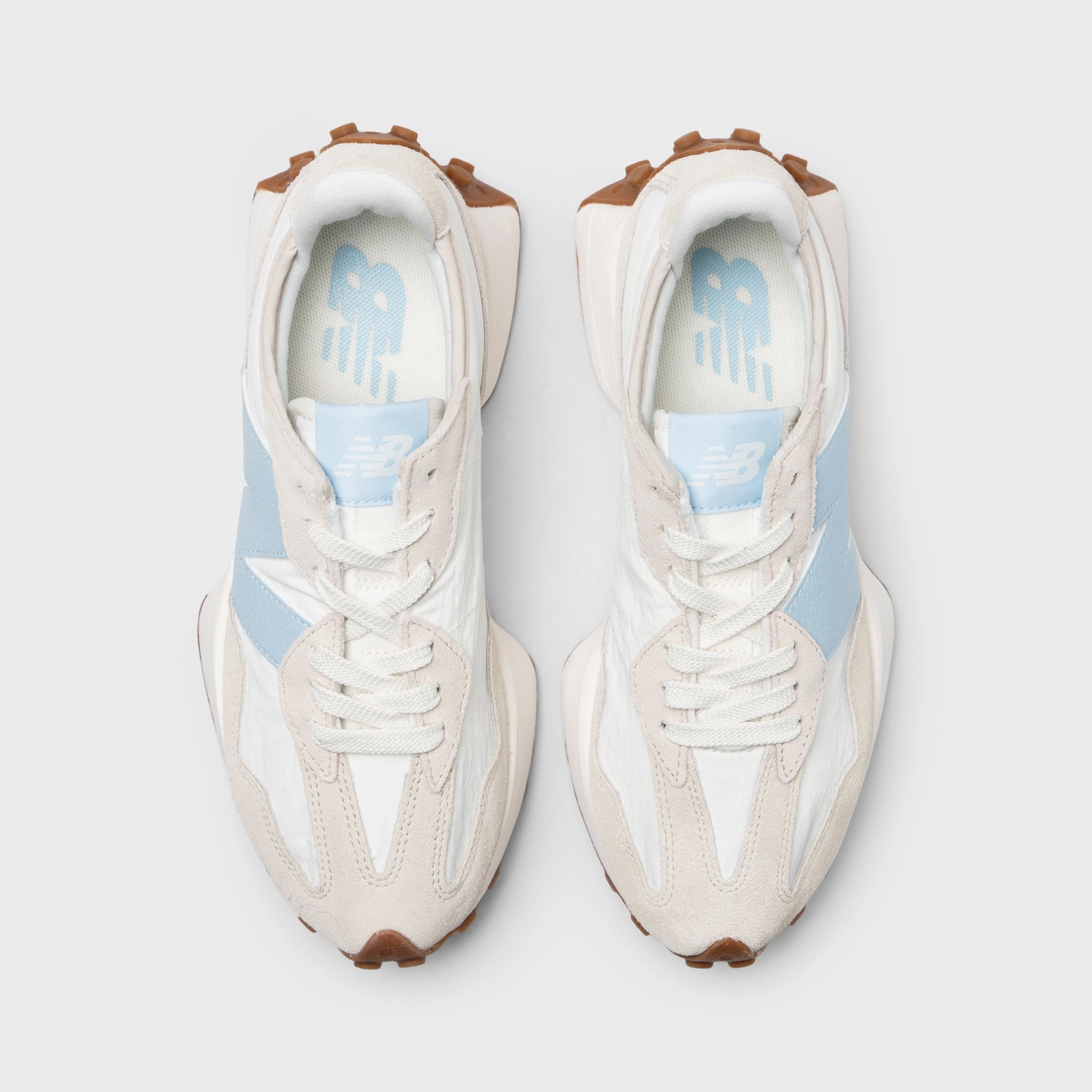 New Balance Women's 327 Tan / Light Blue adult use Performance-driven approach
