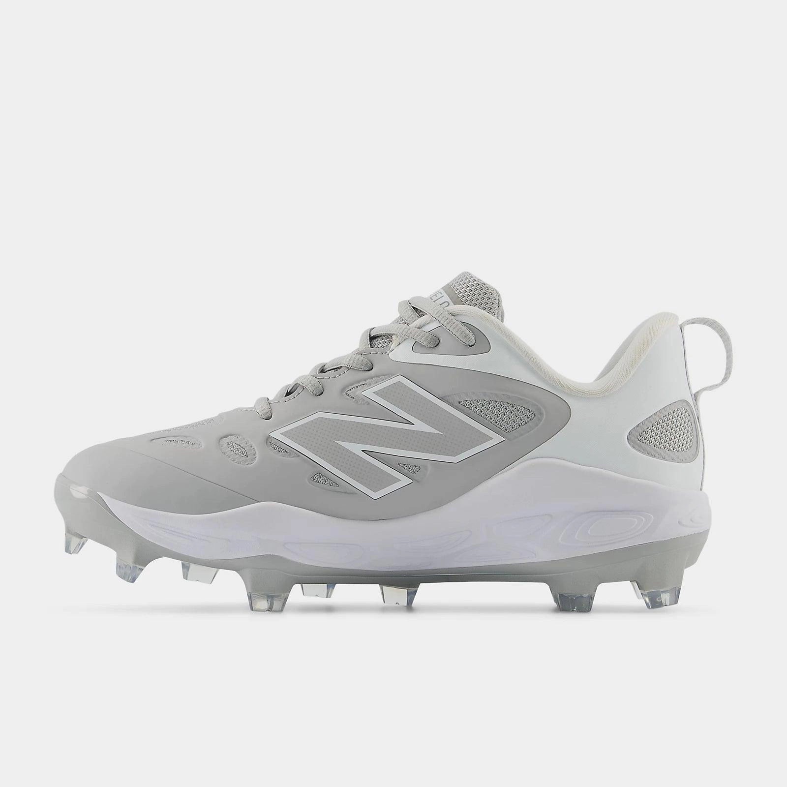 matte - finish - design shoes race - day New Balance Women's Fresh Foam X Velo v4 Molded Softball Cleats - Grey SPVELOG4