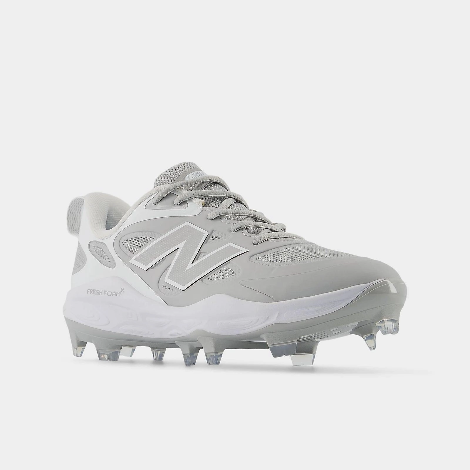 New Balance Women's Fresh Foam X Velo v4 Molded Softball Cleats - Grey SPVELOG4 bright - colors - visibility shoes Durable Design
