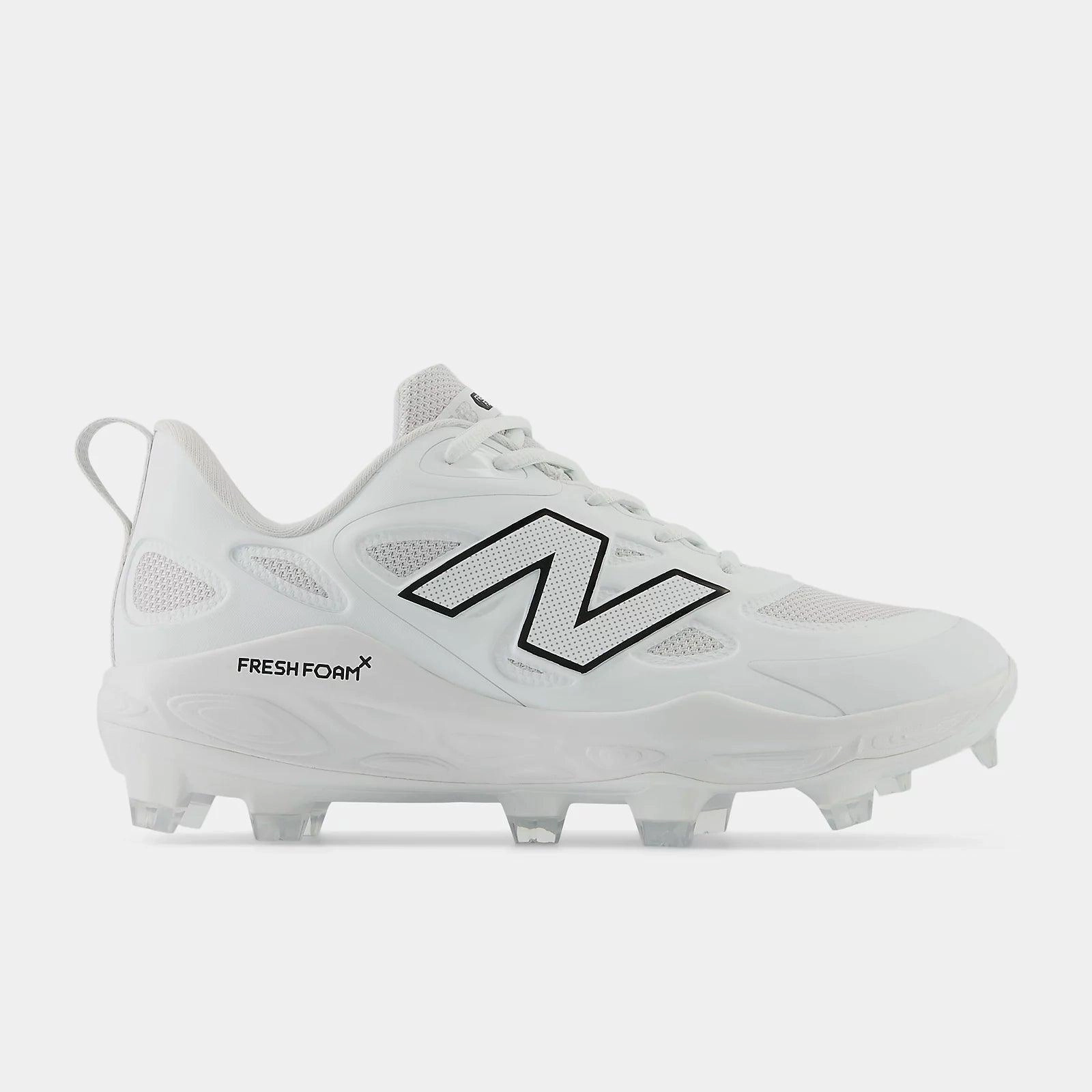 New Balance Women's Fresh Foam X Velo v4 Molded Softball Cleats - White SPVELOW4 Anti - fatigue