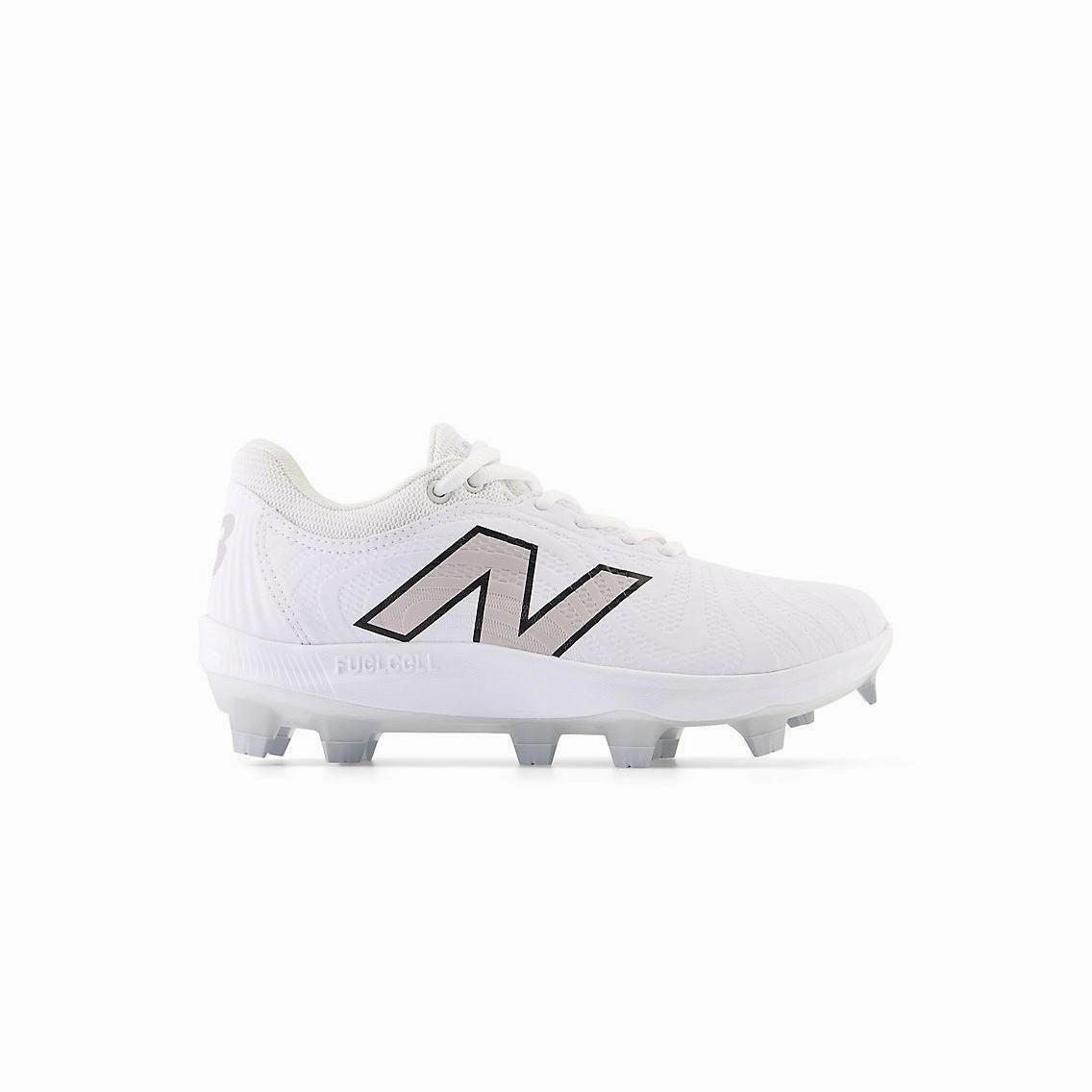 New Balance Women's FuelCell FUSE v4 Molded Fastpitch Softball Cleats - Optic White/Raincloud - SPFUSEW4 seamless - transition odor - resistant upper shoes