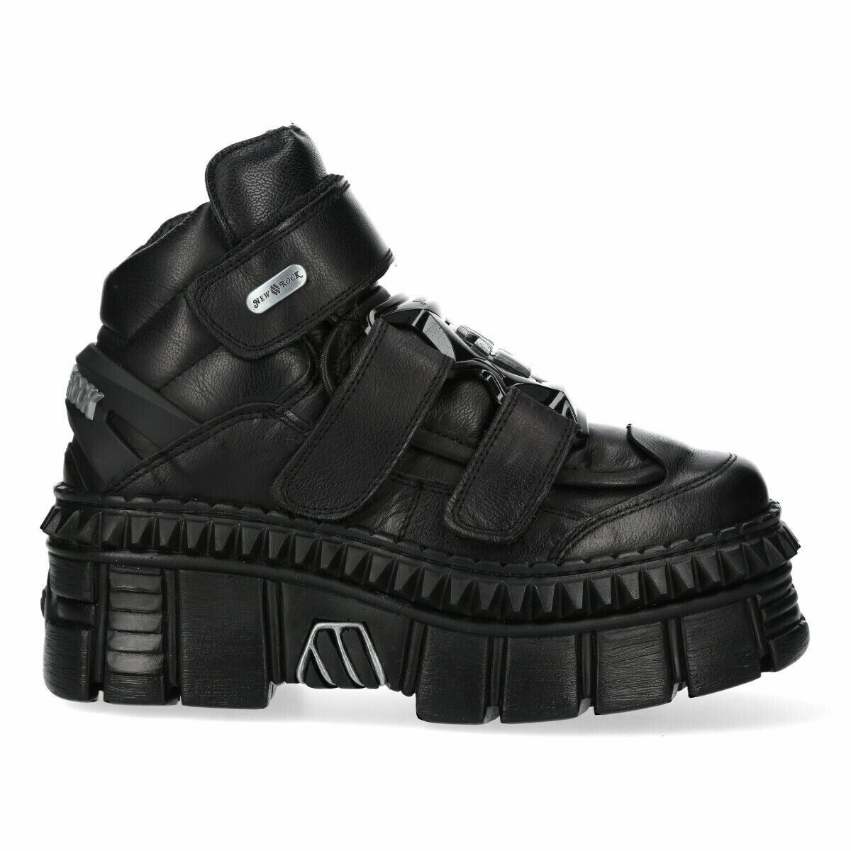 Insulated Stylish Explorer Travel New Rock Metallic Ankle Leather Boots-WALL285-S3