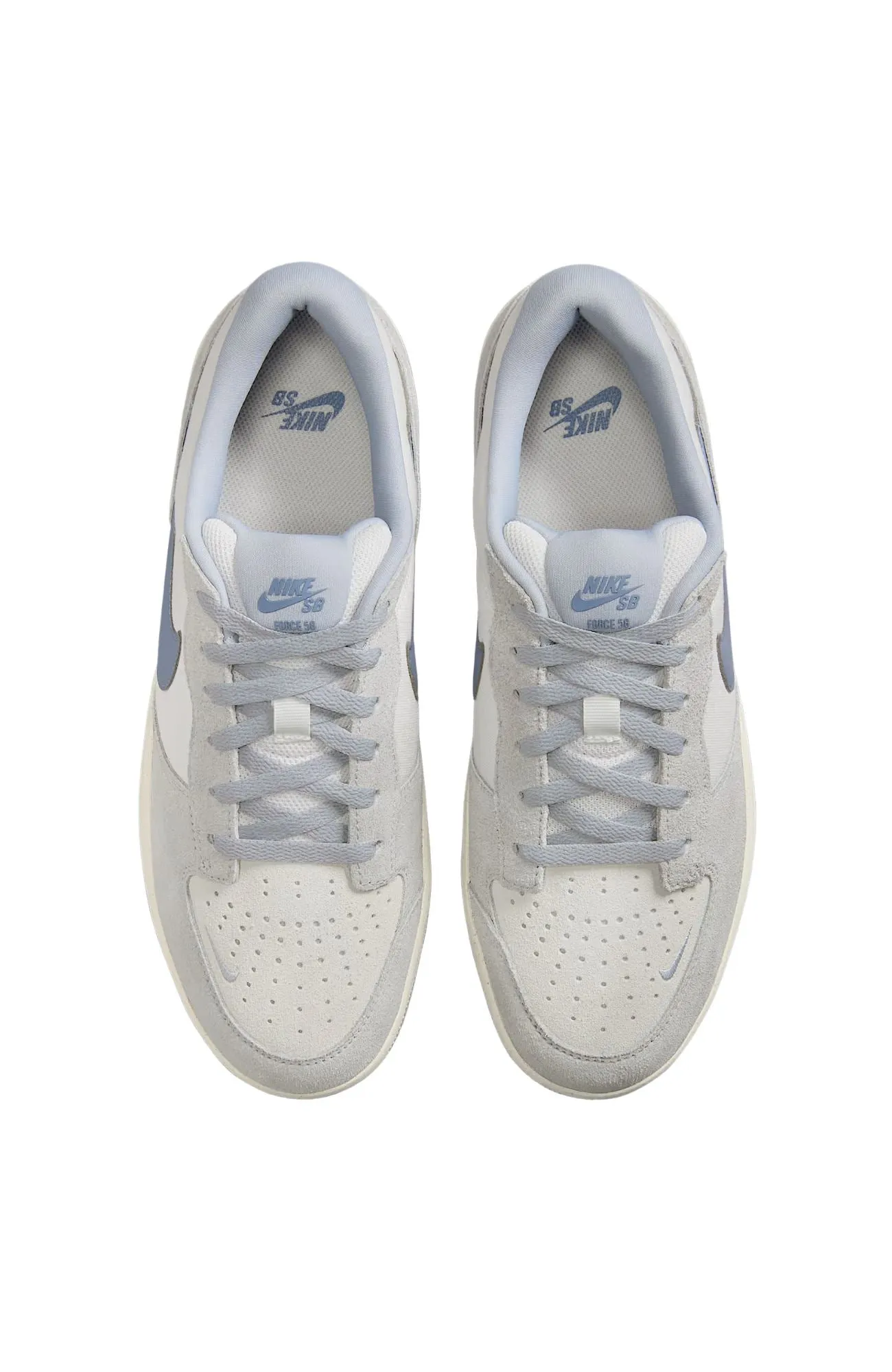 Nike SB Force 58 White Ashen Slate Sail Wolf Grey geometric