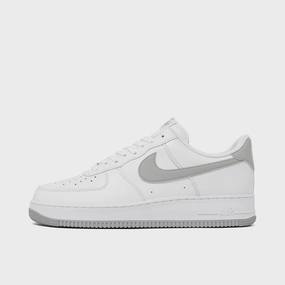 Nike Air Force 1 '07 ESS White / Light Smoke Grey - White Game-Ready Cushioning Variable Density Cushion