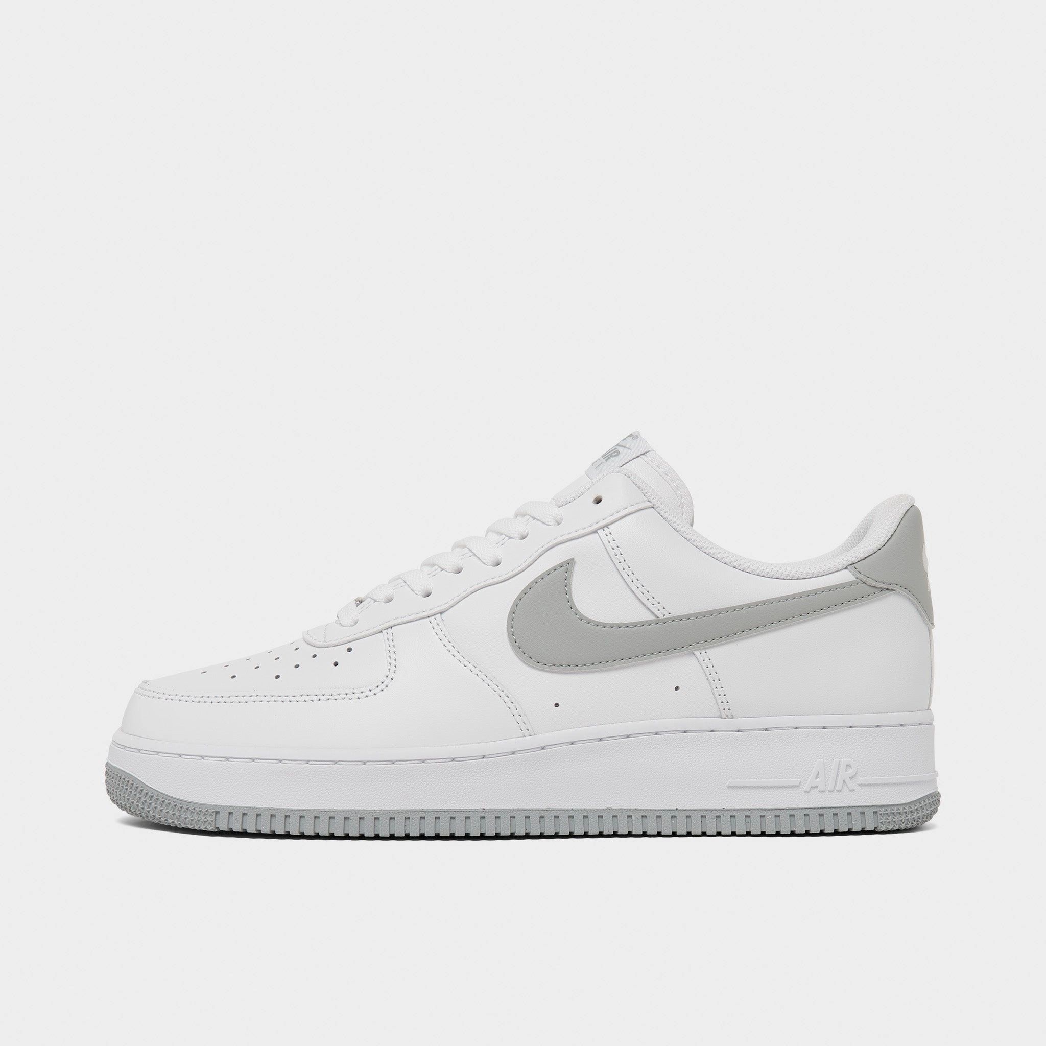 Nike Air Force 1 '07 ESS White / Light Smoke Grey - White Game-Ready Cushioning Variable Density Cushion