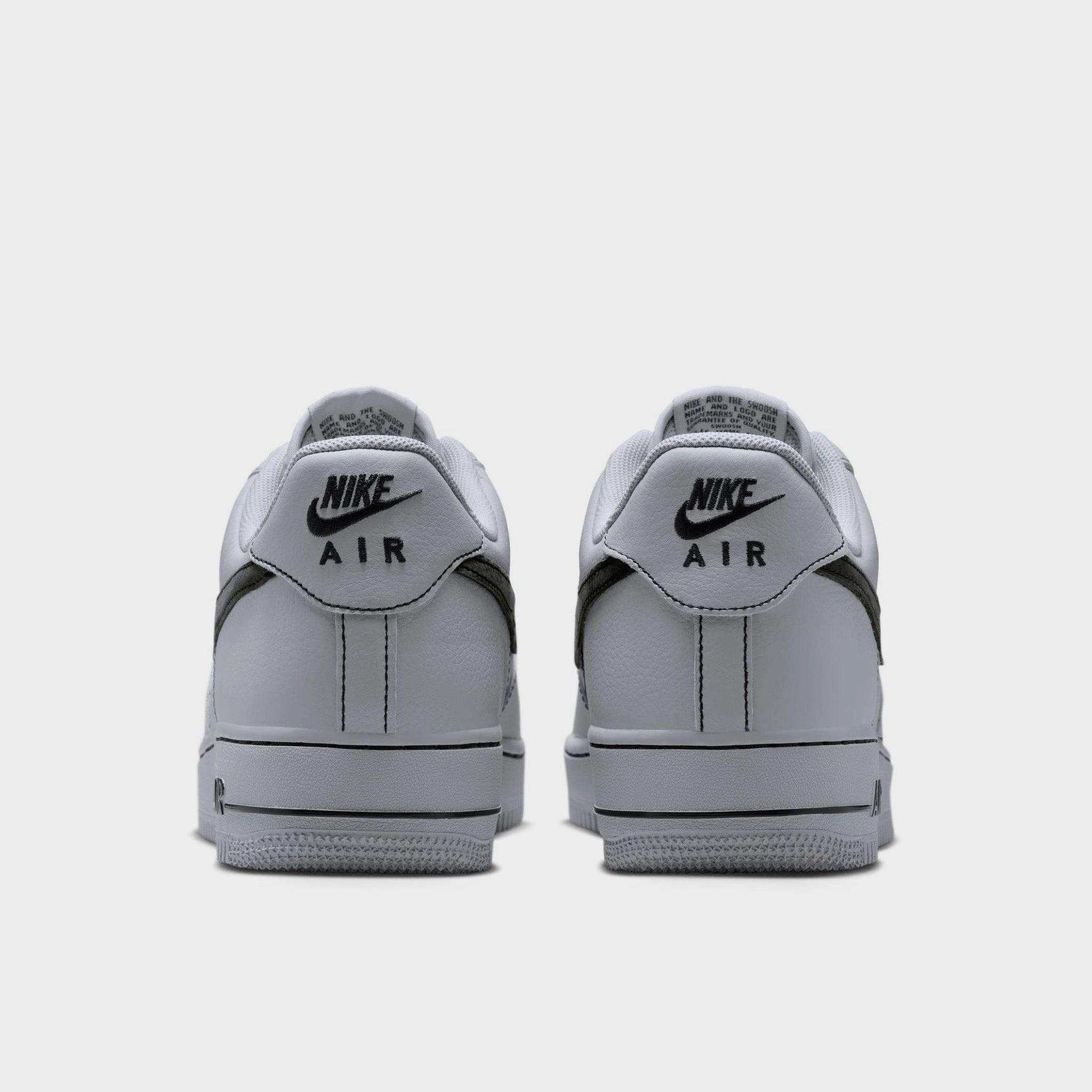 Nike Air Force 1 '07 LV8 Wolf Grey / Black Classic Abrasion Resistant Toe Cap