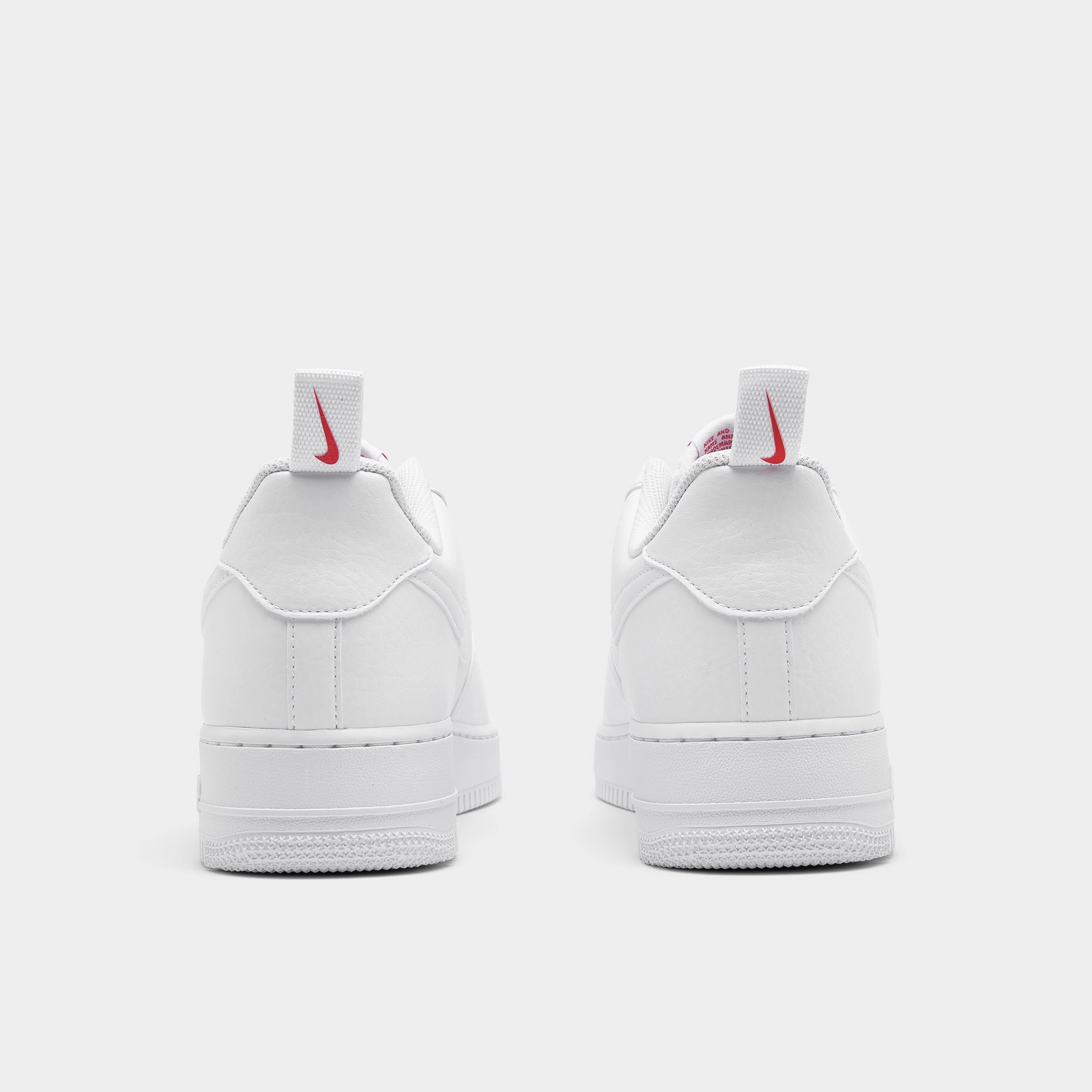 Nike Air Force 1 '07 White / White - University Red Stability Jump Responsive Midsole Technology