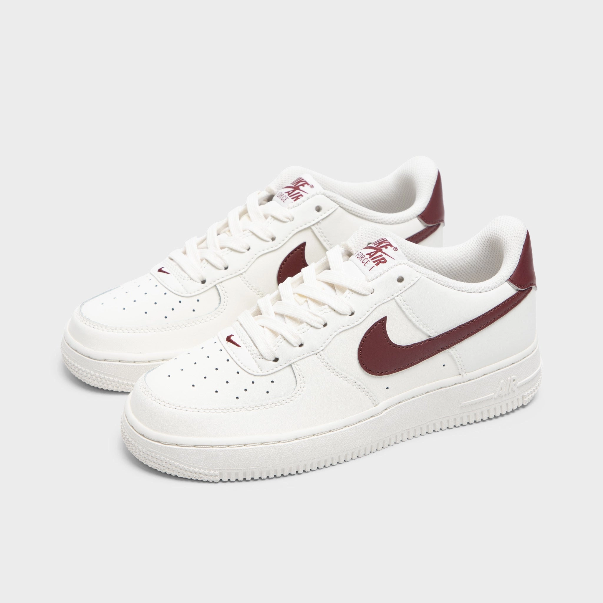 Stable Design Comfort   Focused Nike Air Force 1 GS Sail / Dark Team Red
