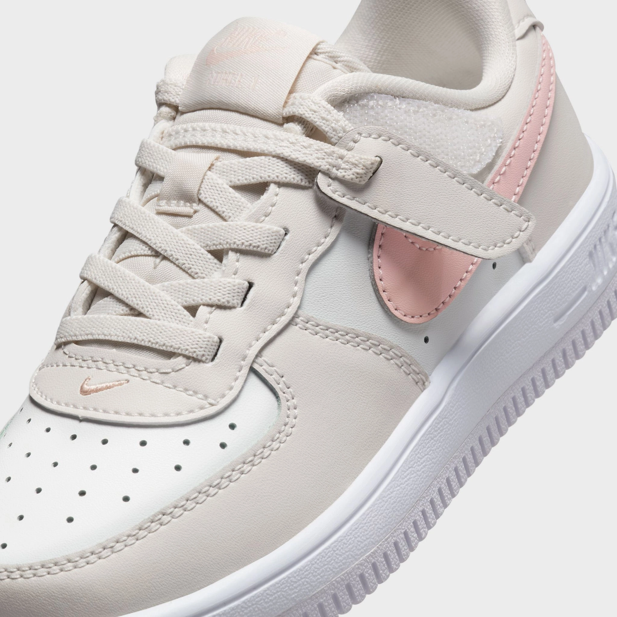Nike Air Force 1 Low EasyOn PS Phantom / Echo Pink - Summit White Superior Durability synthetic material
