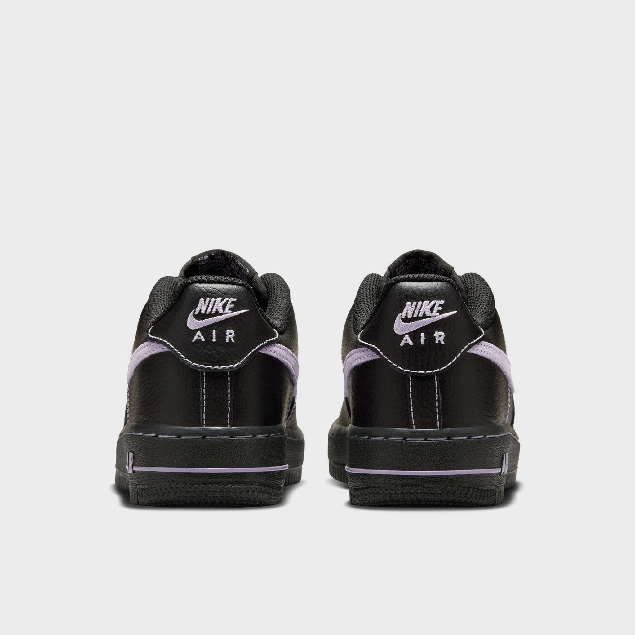 Nike Air Force 1 LV8 GS Black / Hydrangeas Smart Step Wind Path