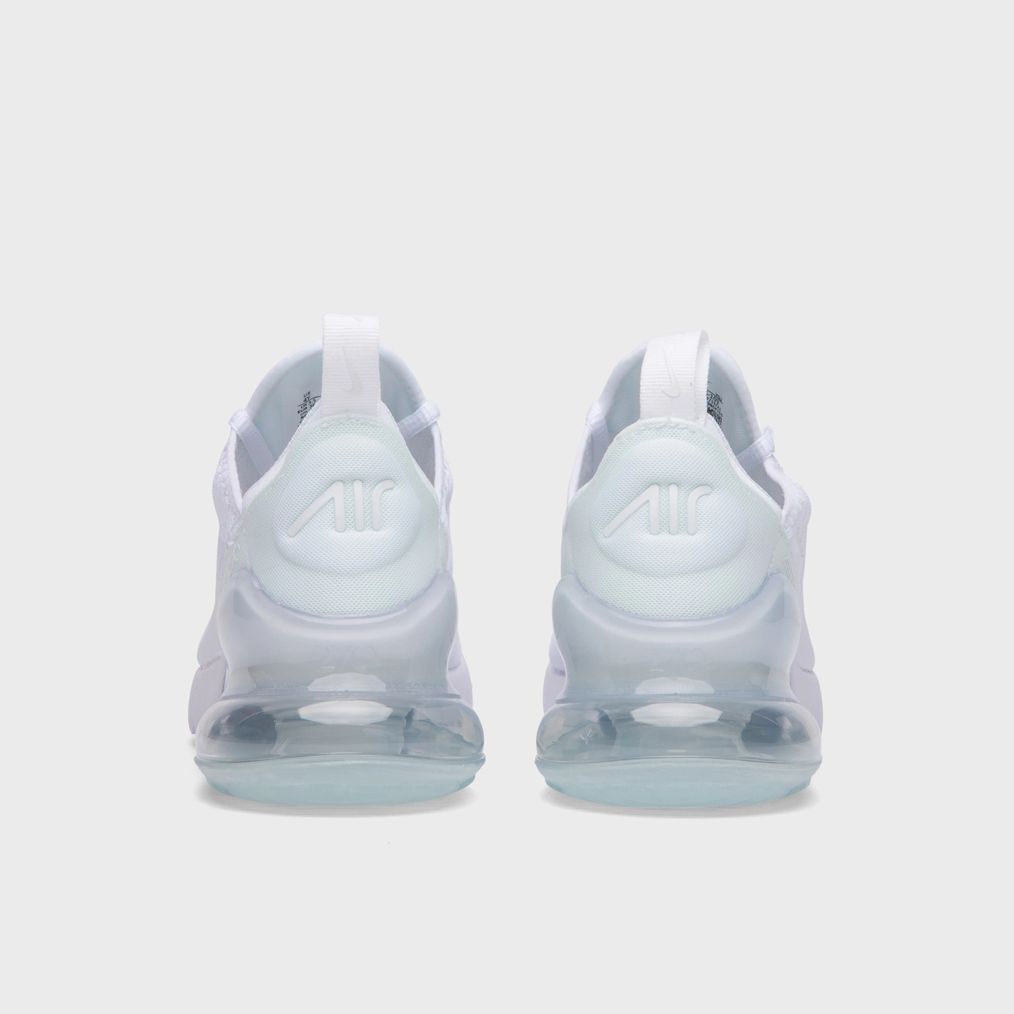 Nike Air Max 270 GS White / White - Metallic Silver Soft Touch Festival Style