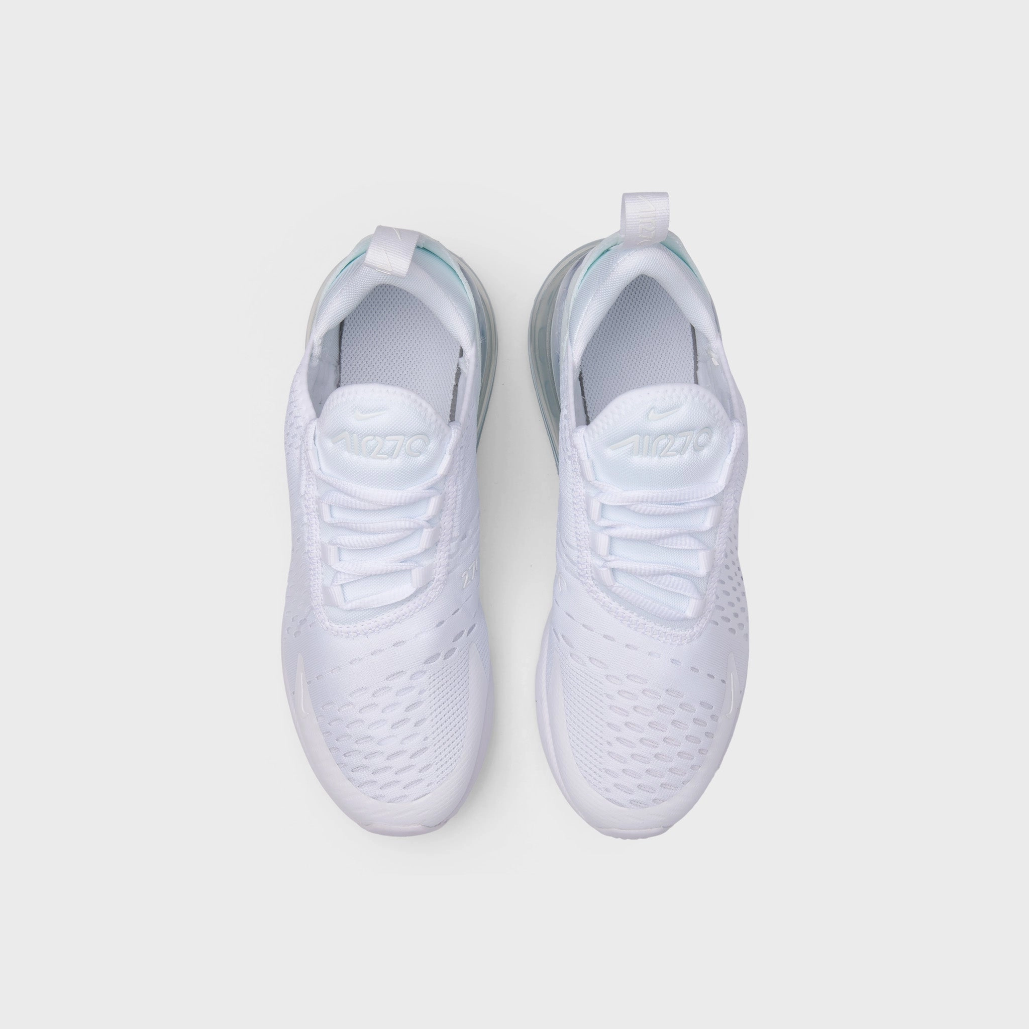 Nike Air Max 270 GS White / White - Metallic Silver Grip Ready