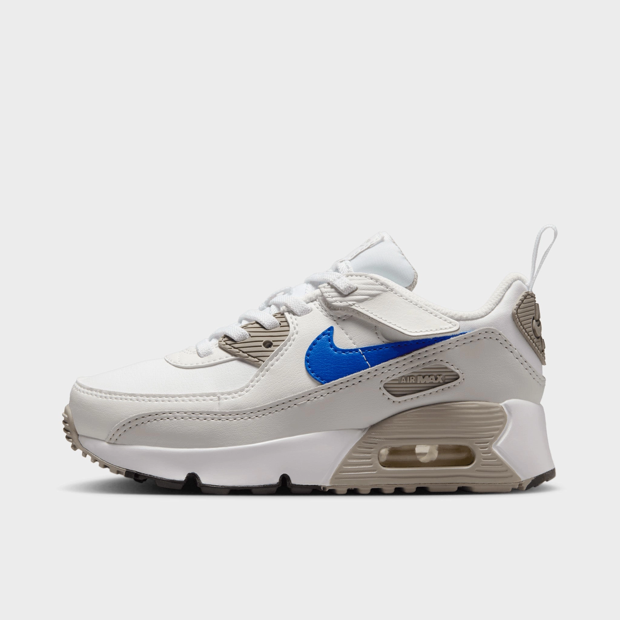 Nike Air Max 90 EasyOn PS White / Racer Blue - College Grey Run Club