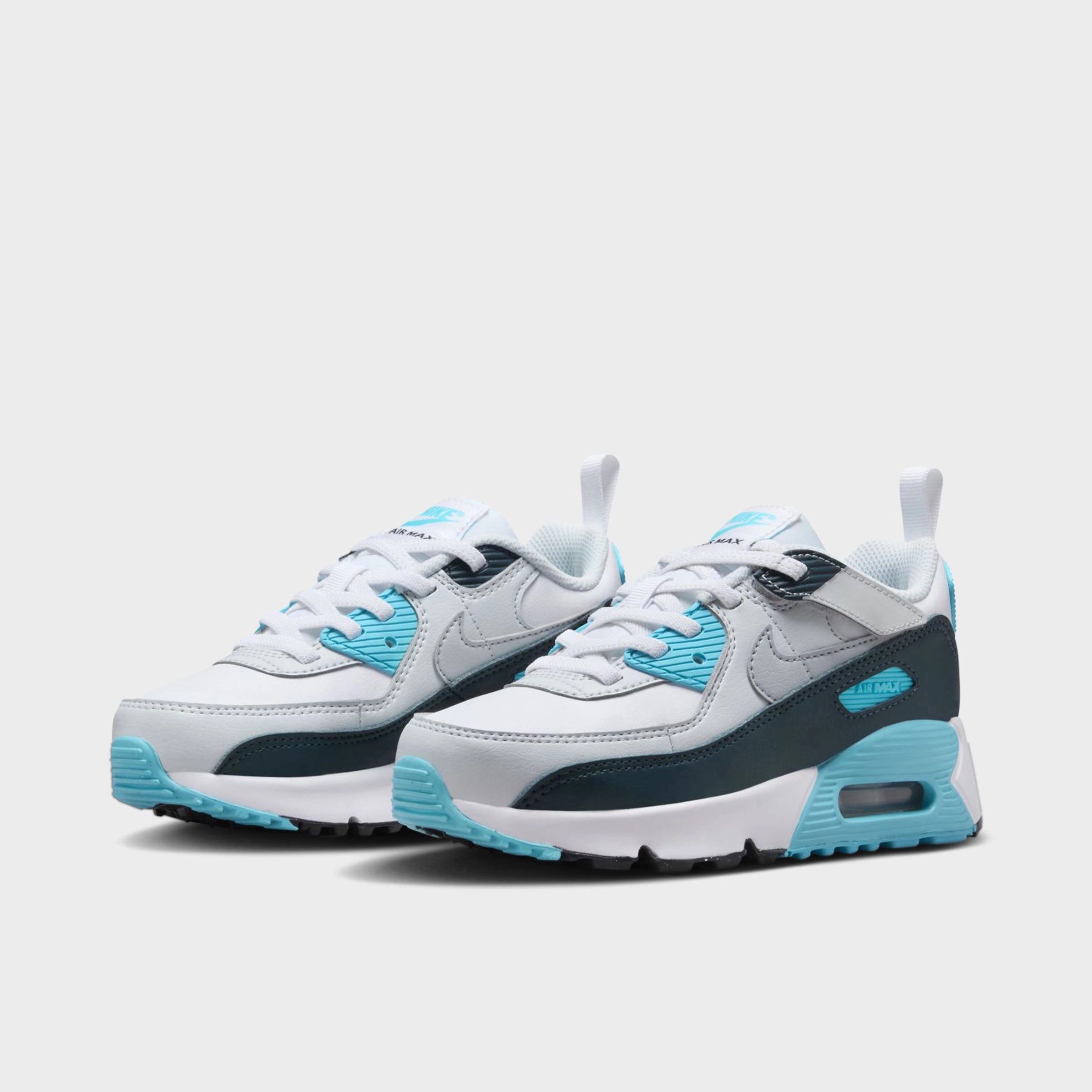 Street Smart Nike Air Max 90 EasyOn PS White / Wolf Grey - Baltic Blue