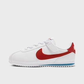Nike Cortez EasyOn PS White / Varsity Red - Varsity Blue Torsional Rigidity Control Stabilizing Sidewalls