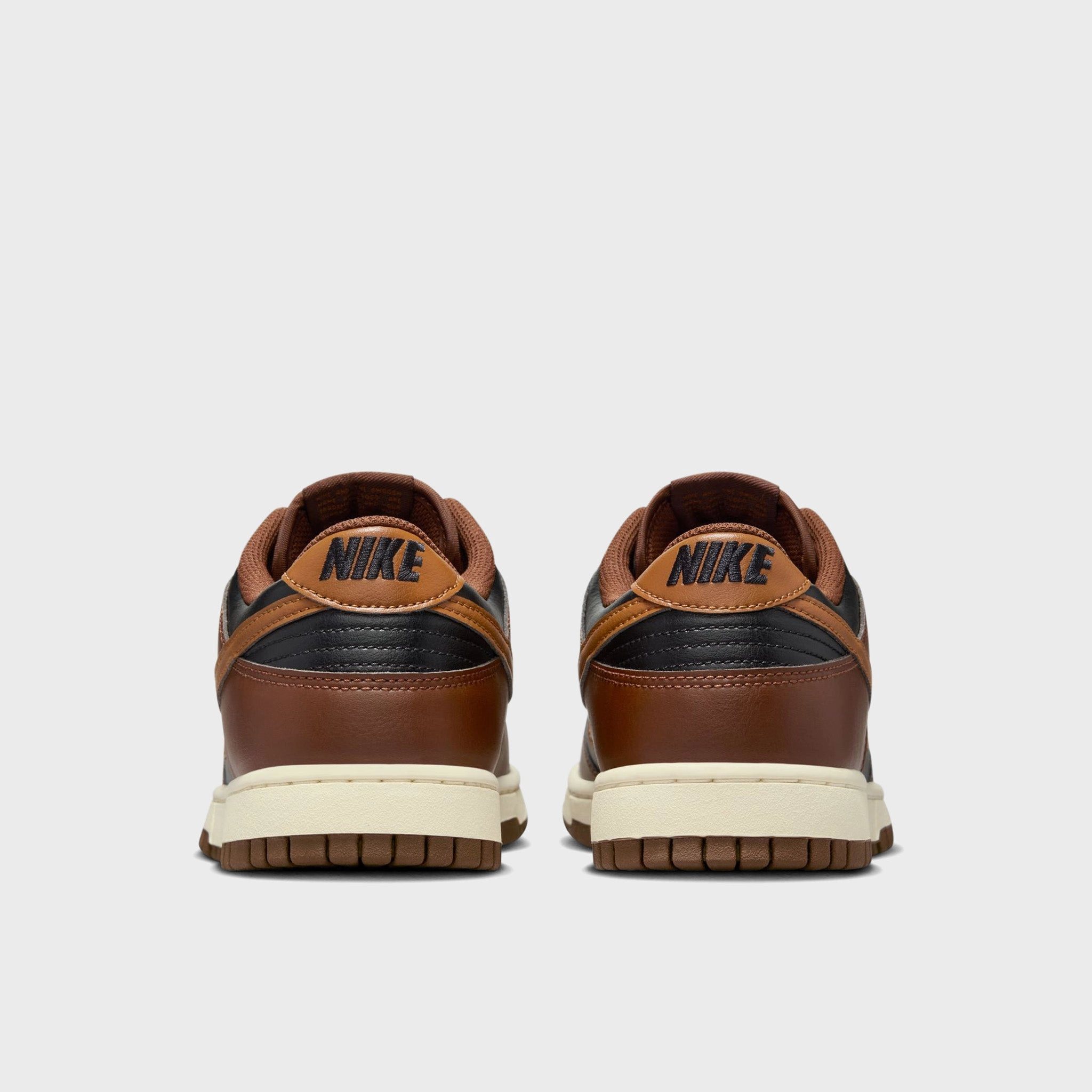 Lockdown Heel Counter Compression Molded Cushion Nike Dunk Low Black / British Tan - Cacao Wow