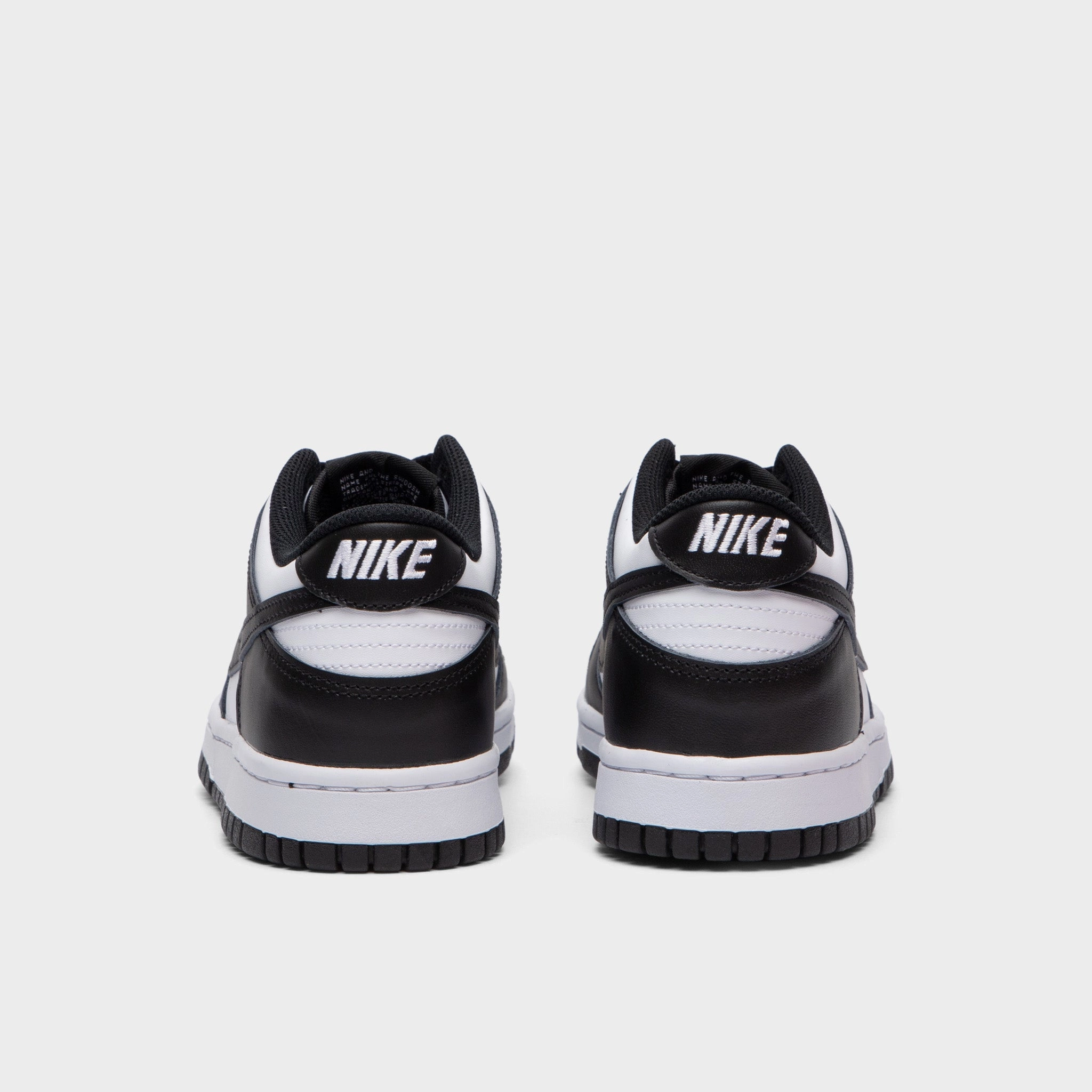 Enhanced Heel Support Power Performance Shoes Nike Dunk Low GS White / Black - White