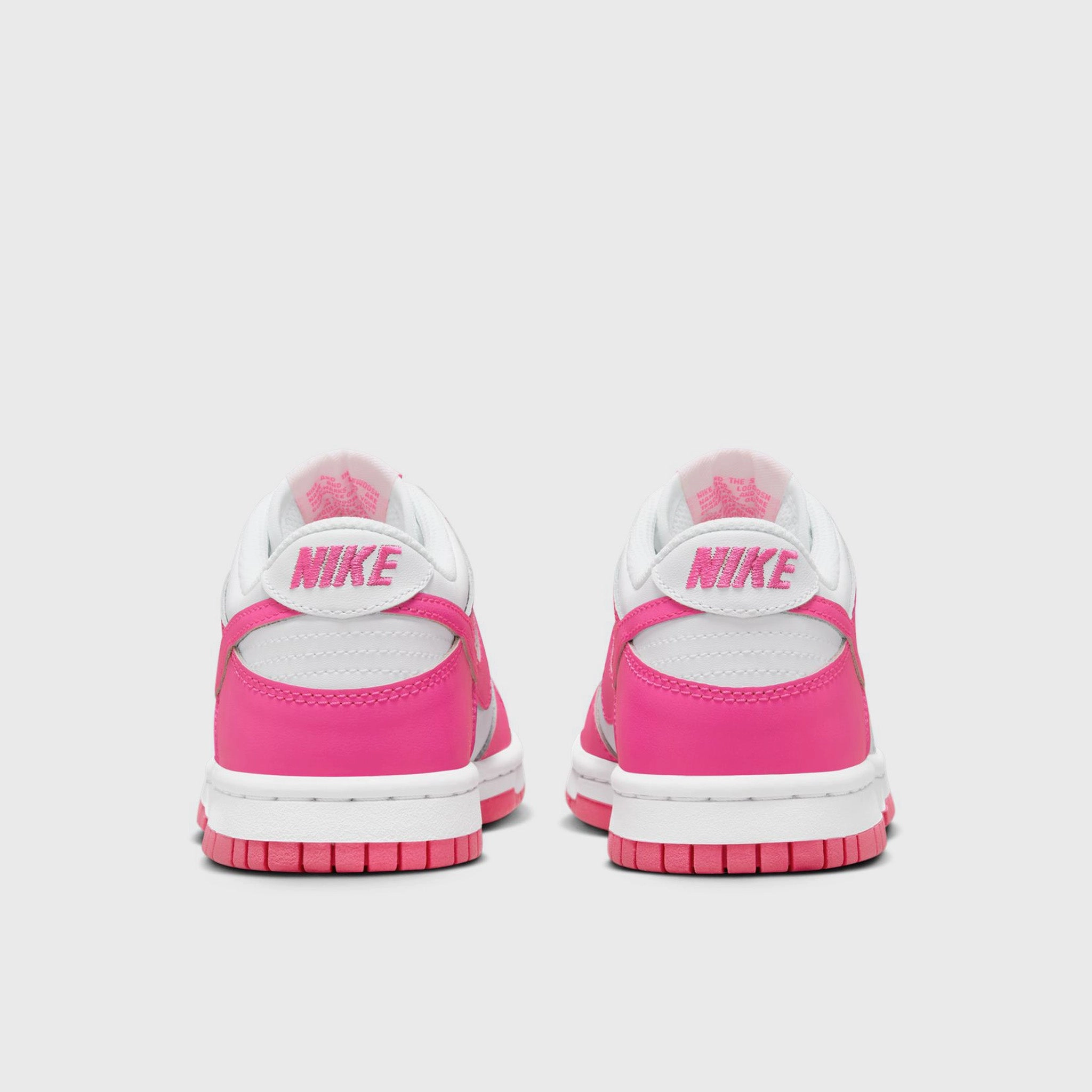 Quick Break In Technology Nike Dunk Low GS White / Laser Fuchsia