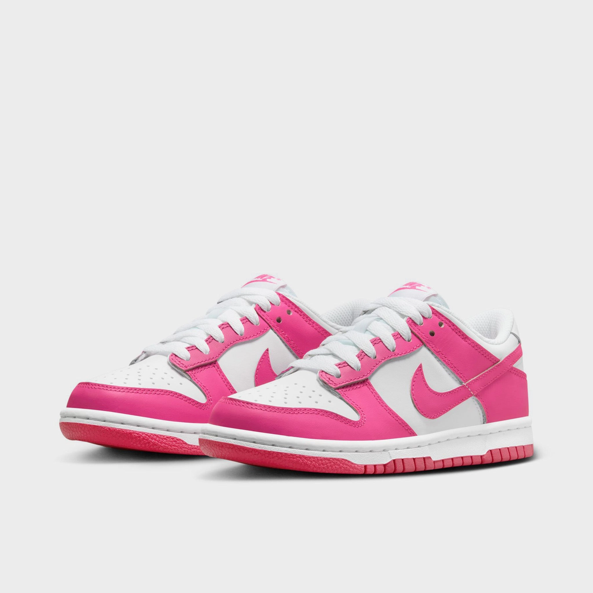 Nike Dunk Low GS White / Laser Fuchsia Mid Foot Harness Arch Stabilizer