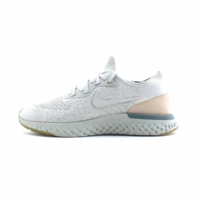 NIKE EPIC REACT FLYKNIT running in a community park shoes