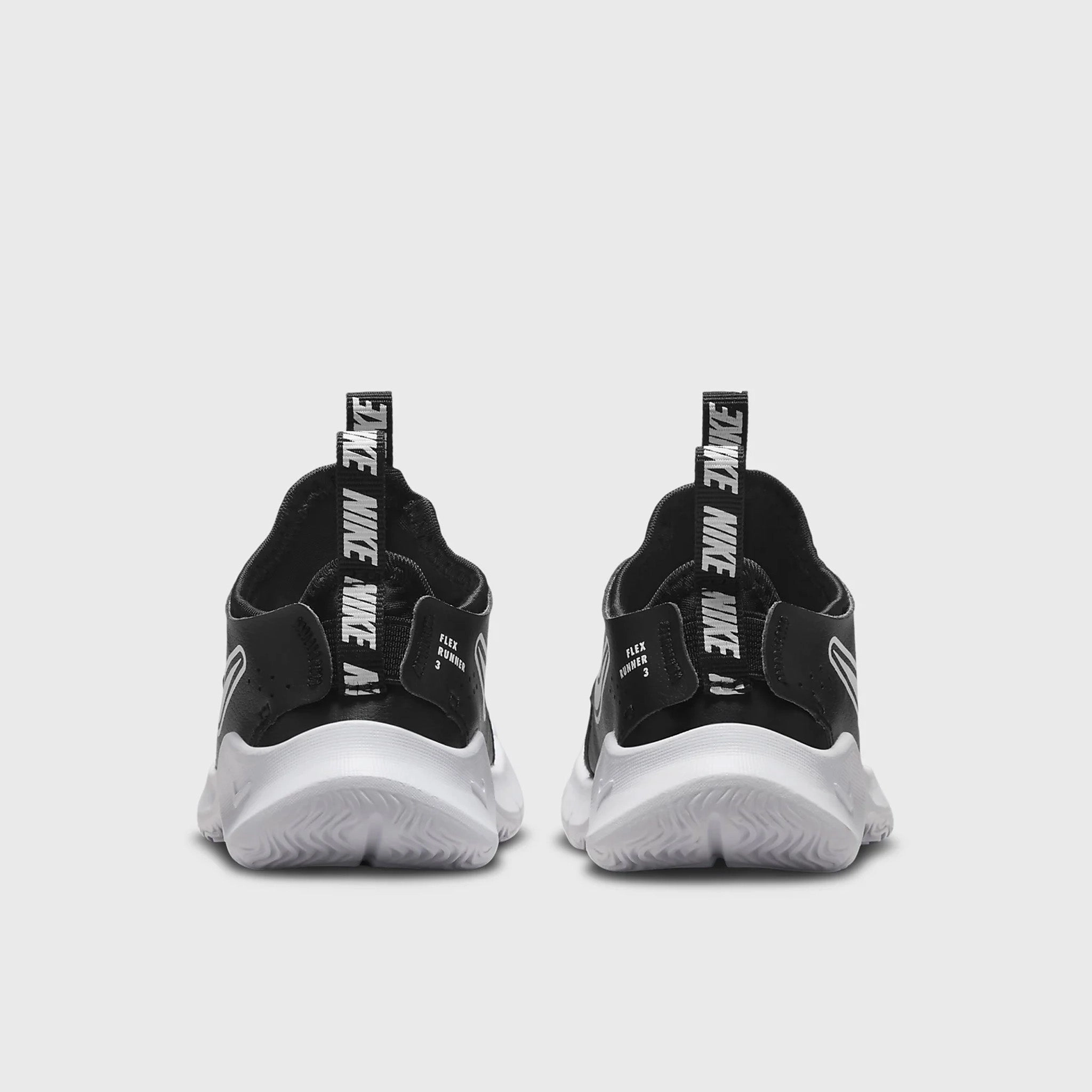 Nike Flex Runner 3 TD Black / White Flexible Construction