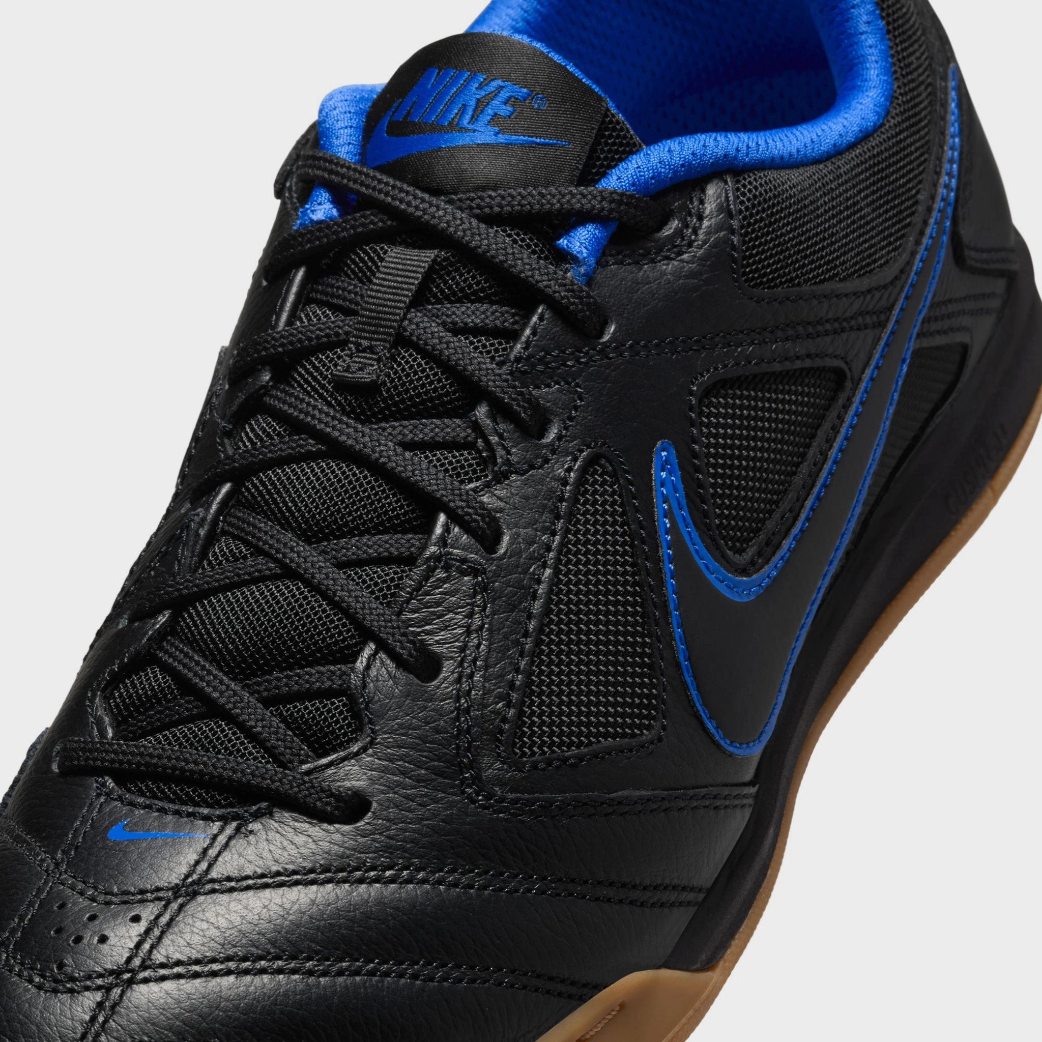Nike Gato Black / Royal Blue - Gum Light Brown Non Marking