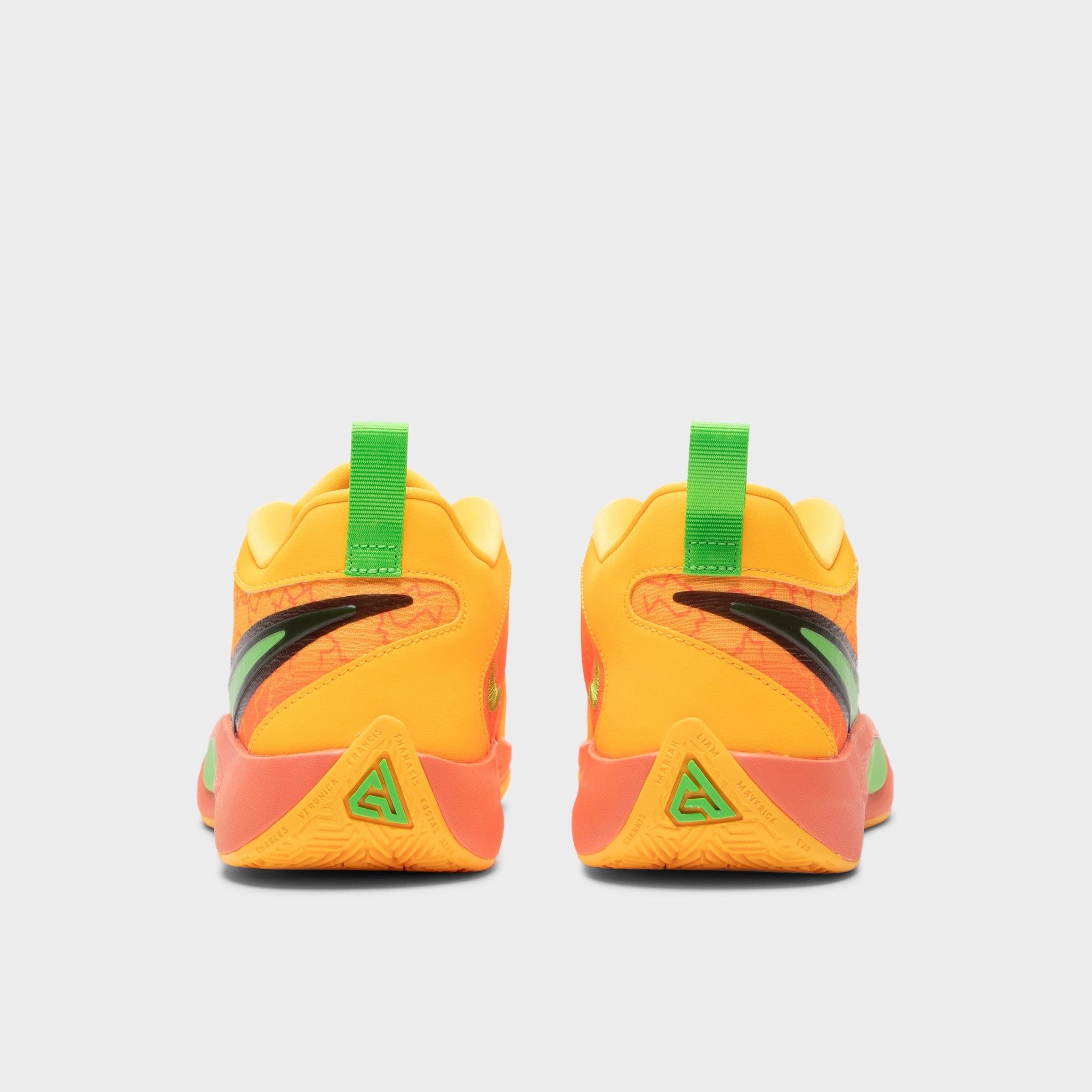 Nike Giannis Freak 6 GS Light Wild Mango / Action Green - Black LowTop