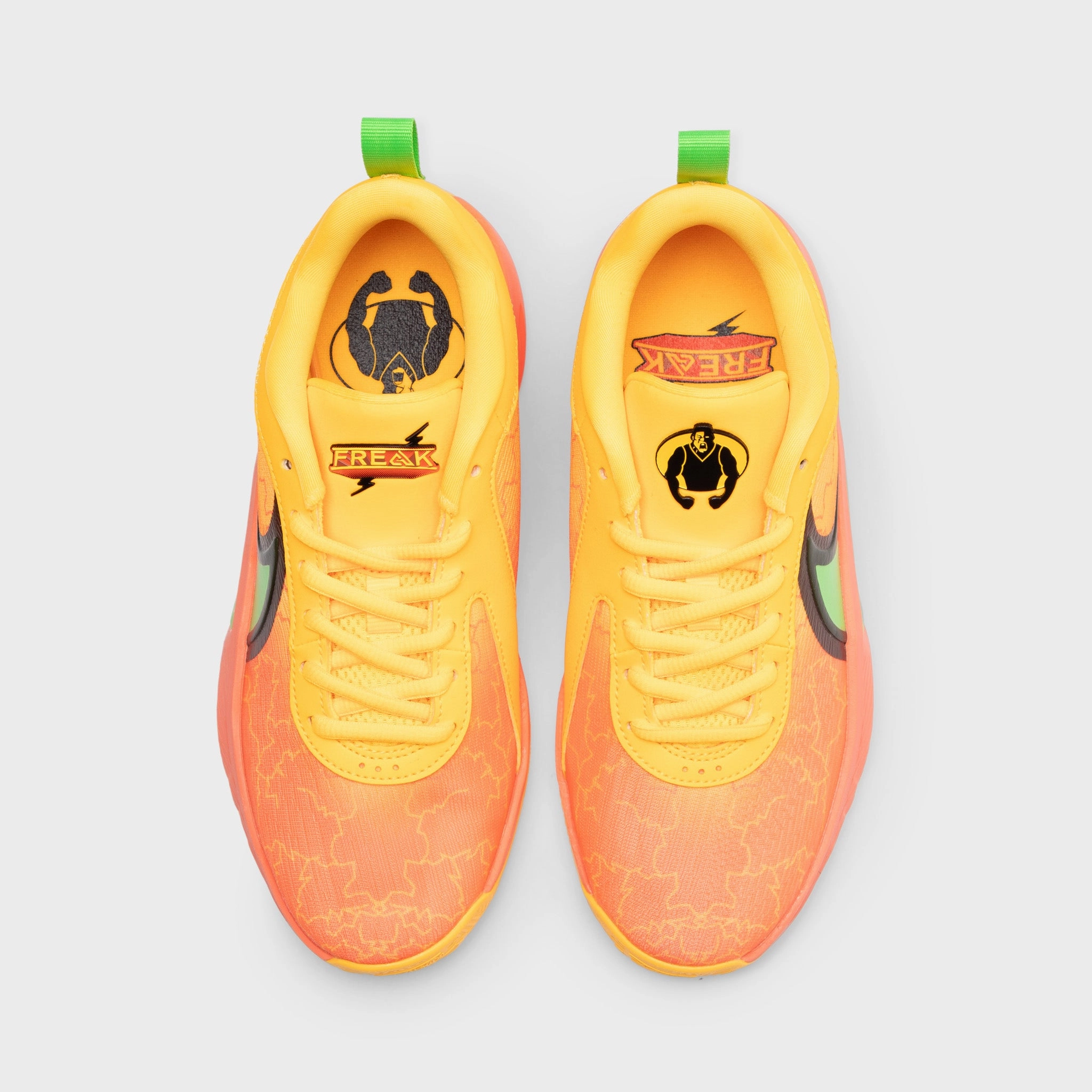 Responsive Foam Layer Nike Giannis Freak 6 GS Light Wild Mango / Action Green - Black