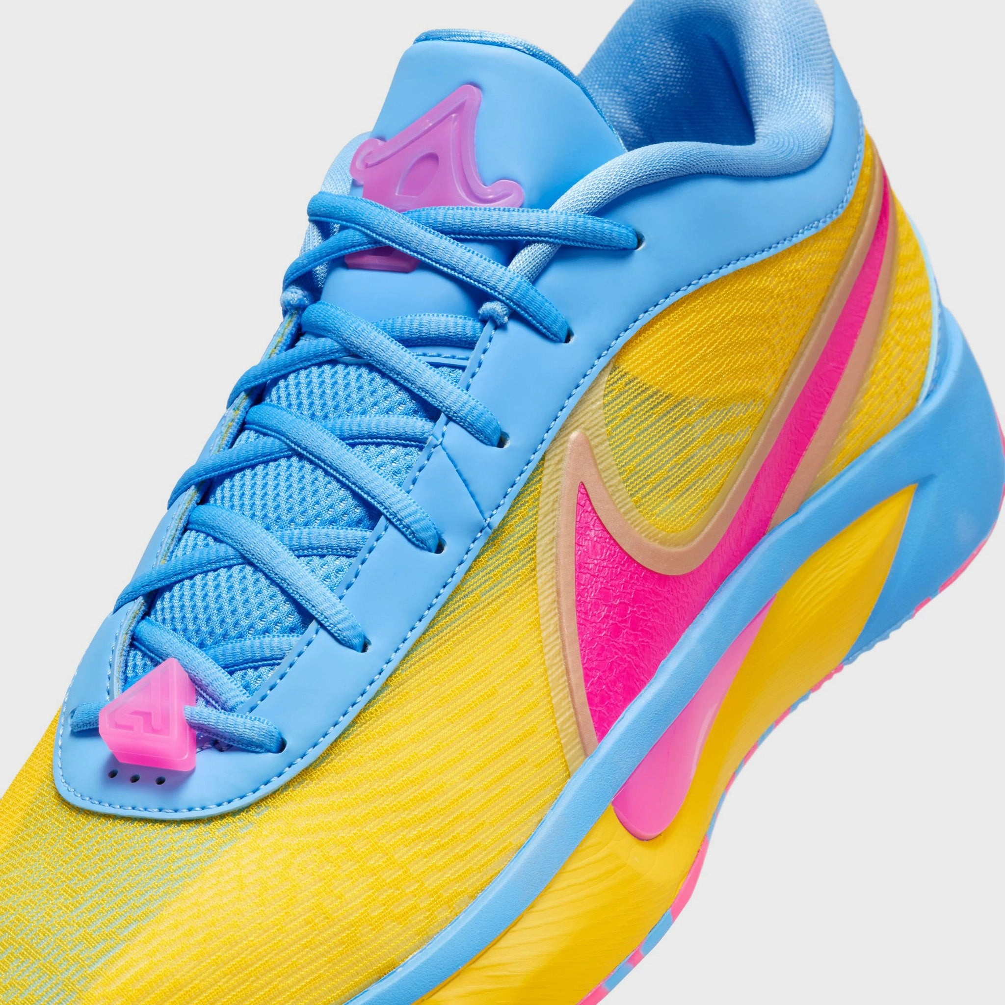 Heel Counter Reinforcement Nike Giannis Freak 6 "Candy Funhouse" Lightening / Hyper Pink - University Blue