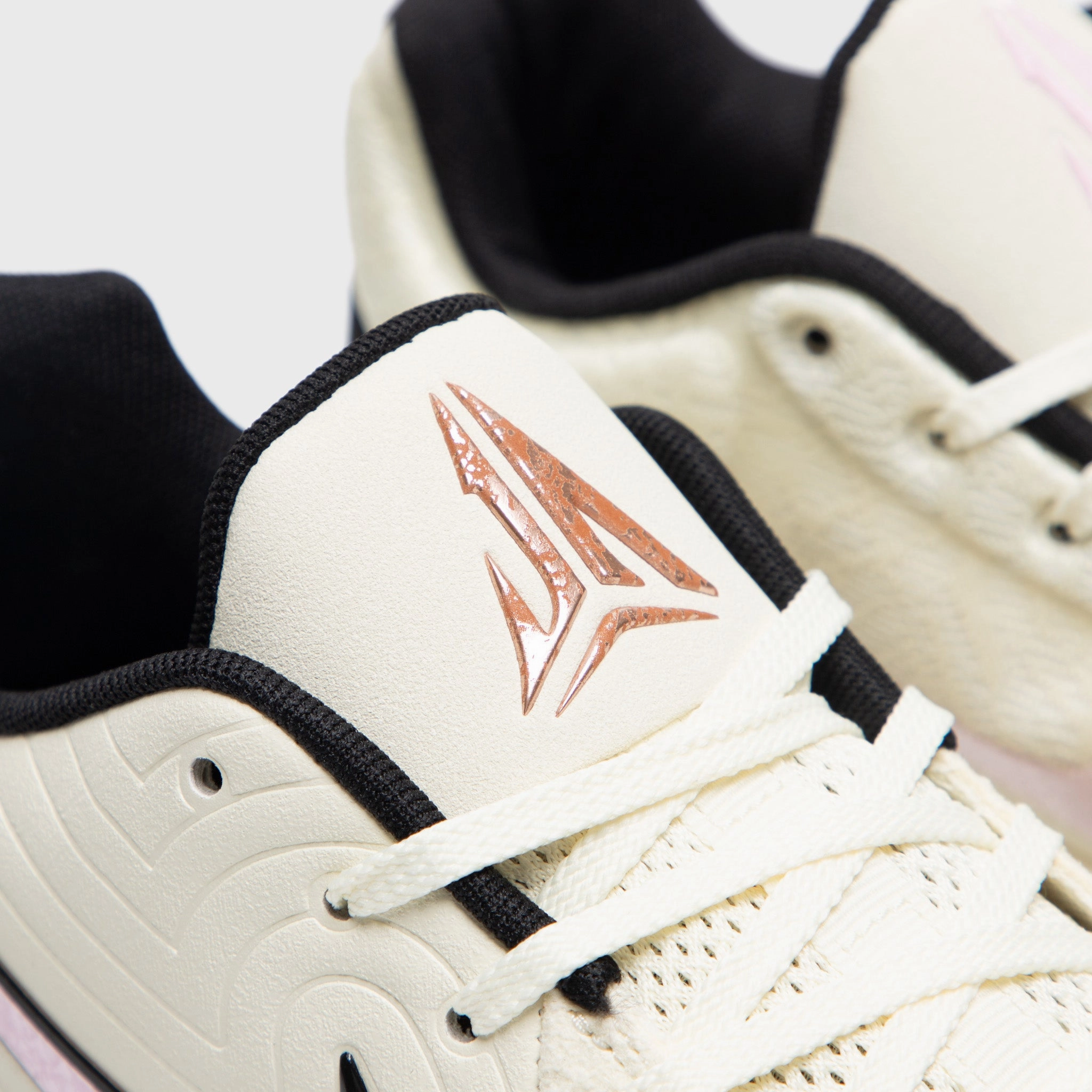 Traction Wave Outsole Pattern Elite Performance Fit Nike Ja 2 Coconut Milk / Pink Foam - Black