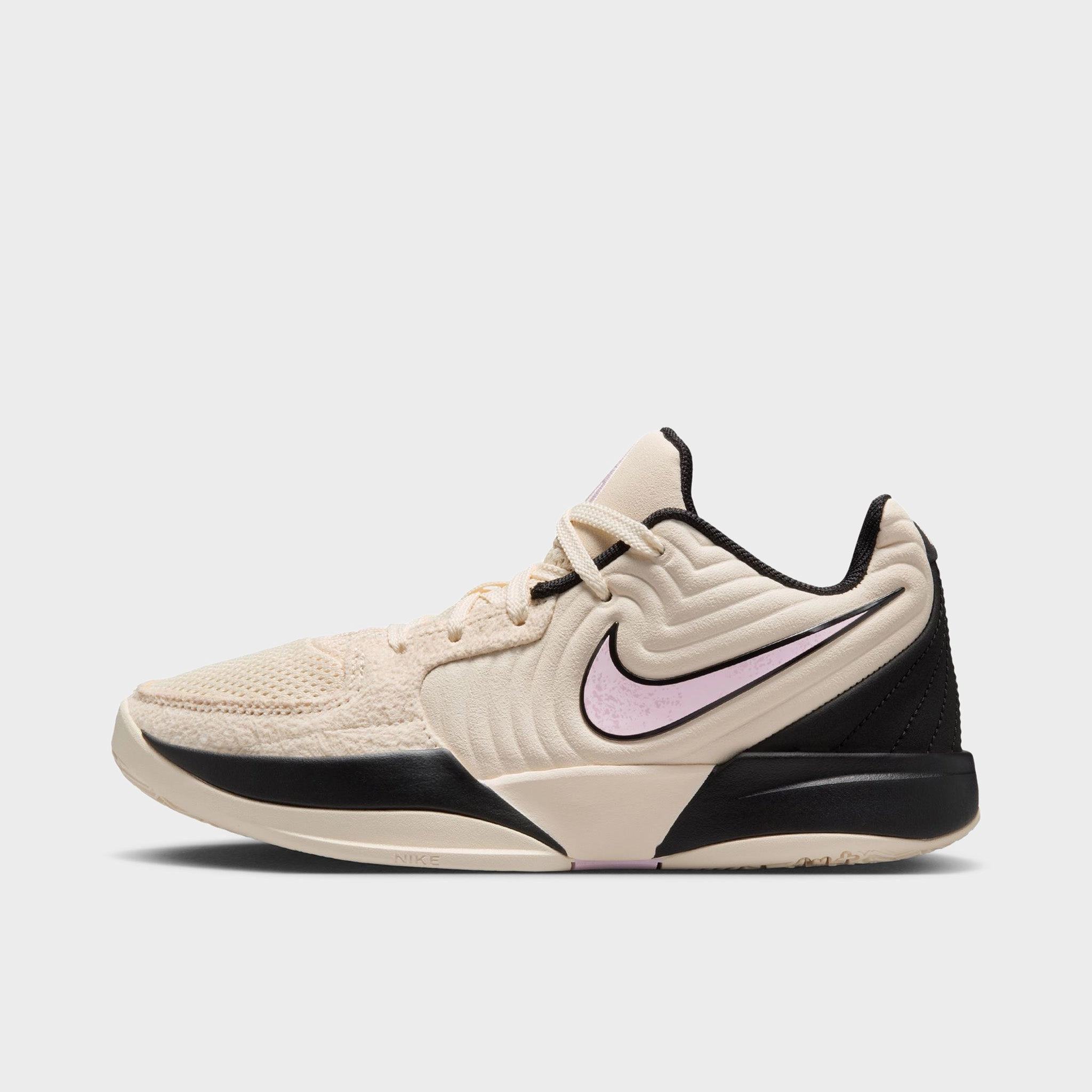 Nike Ja 2 GS Coconut Milk / Pink Foam - Black Soft Inner Lining Dynamic Traction Grip