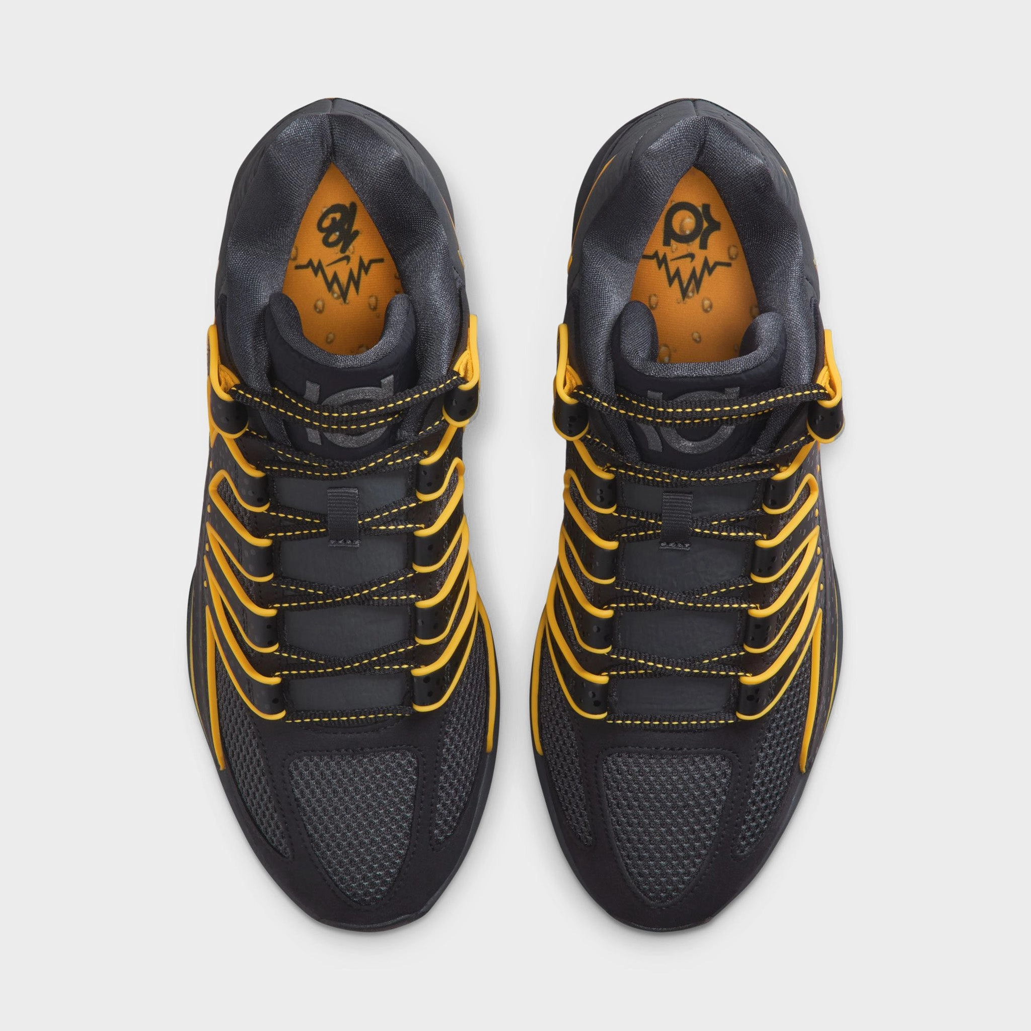 Elastic Strap Agility Performance Shoes Nike KD 18 Black / University Gold - Anthracite
