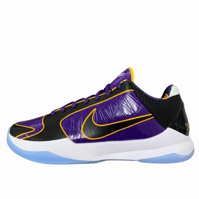 Nike Kobe 5 Protro Lakers Arch Tech Anti   Slip