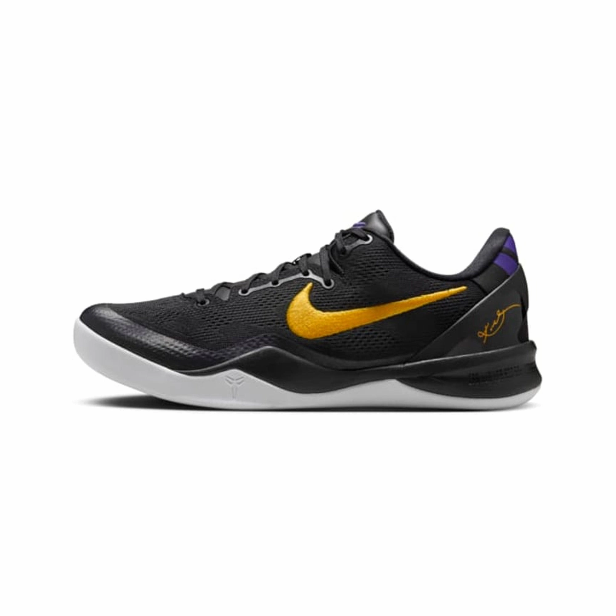 Quick Cut Shoes Smooth Sole Nike Kobe 8 Protro 'Lakers Away' (2024)