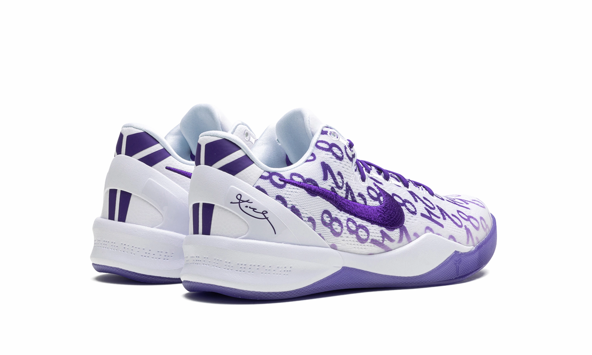 Nike Kobe 8 Protro GS "Court Purple" Compression Molded Heel Counter