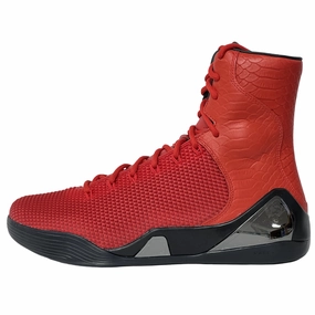 Rolling Gait Agility Enhancing Plateform Nike Kobe 9 High KRM EXT Red Mamba Snakeskin
