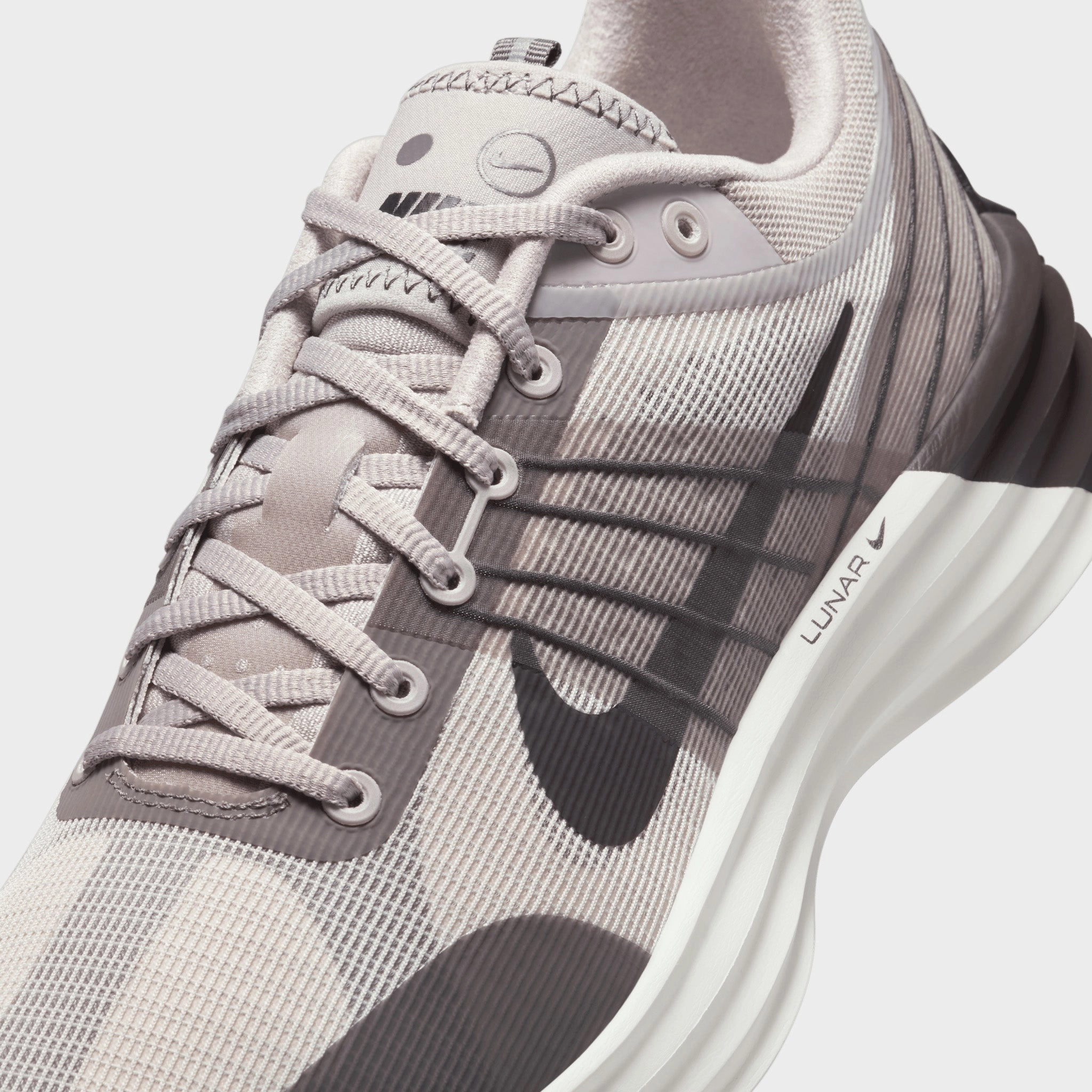 LeatherMaterial Urban Function Nike Lunar Roam College Grey / Black - Light Orewood Brown