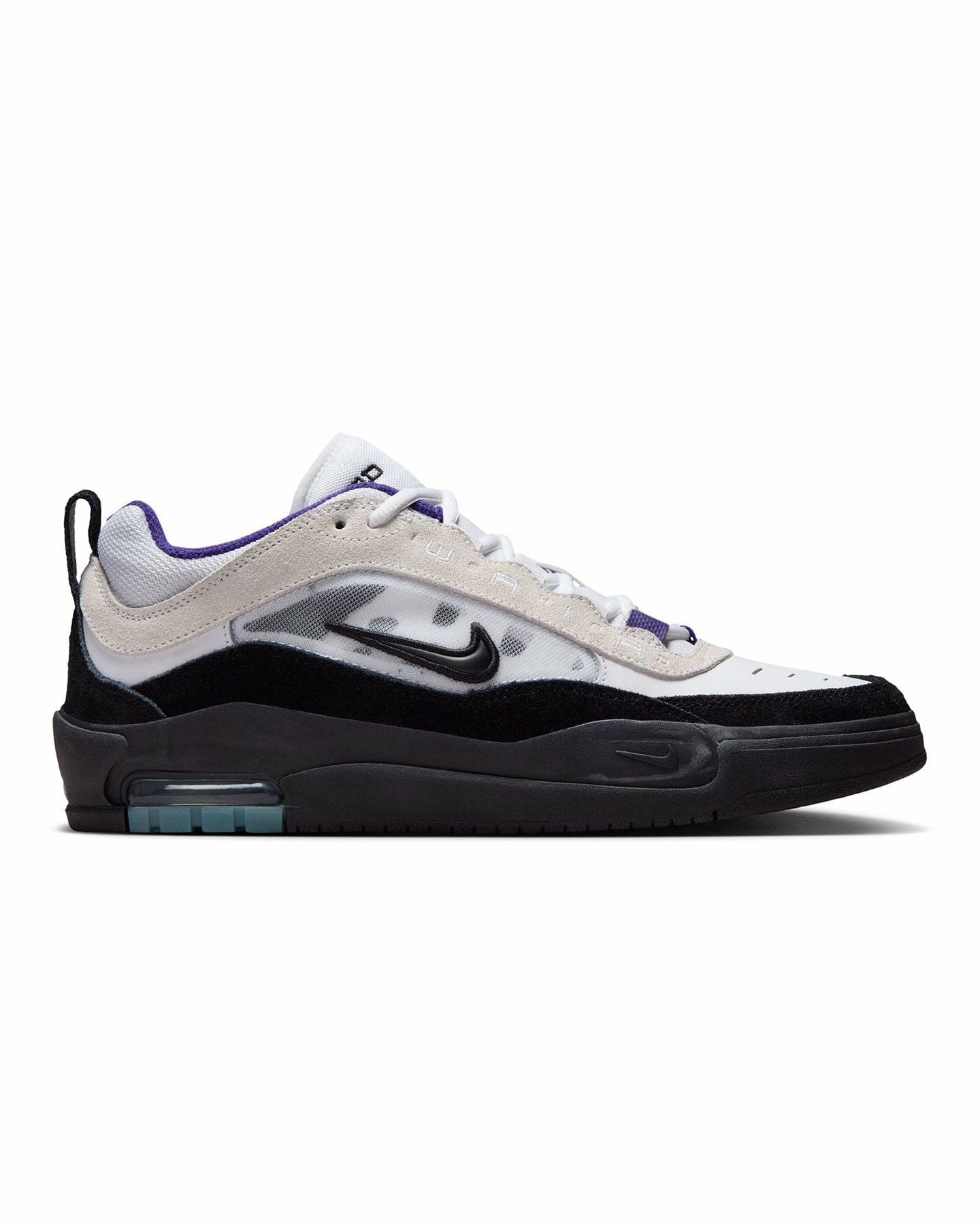 Nike SB Air Max Ishod - White / Black - Court Purple Commuter Style
