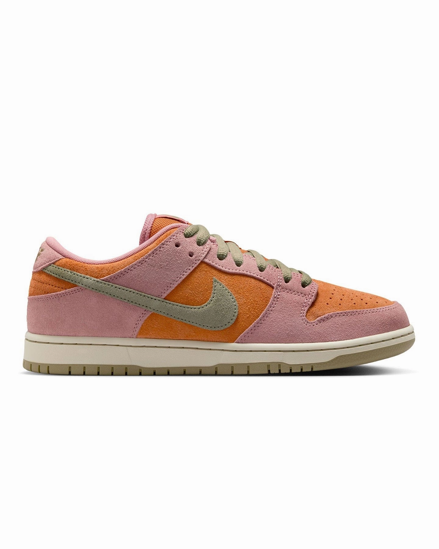 Nike SB Dunk Low Pro - Red Stardust / Neutral Olive - Monarch Flex Notch