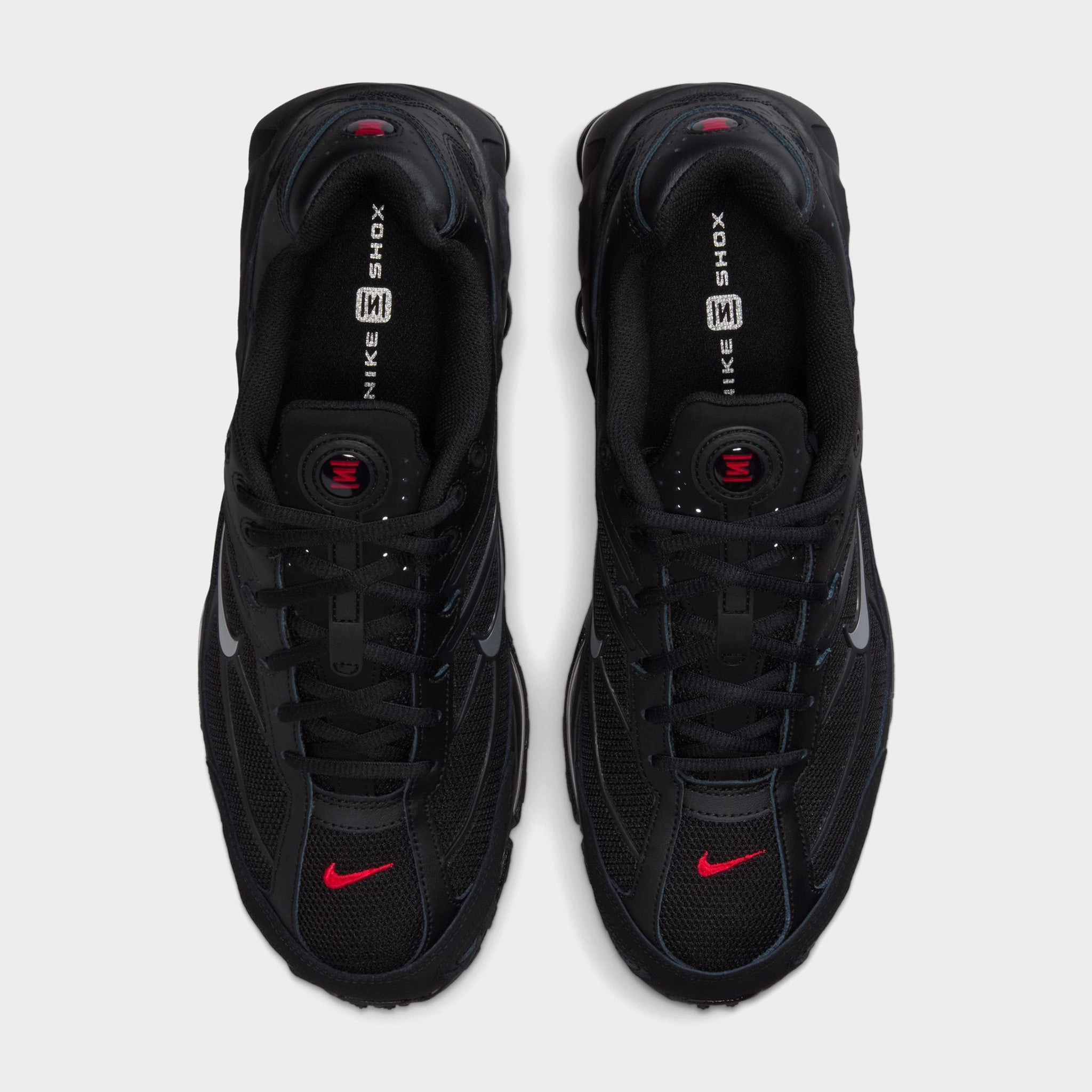 Nike Shox Ride 2 Black / Red - Black PaddedCollar Loafers style