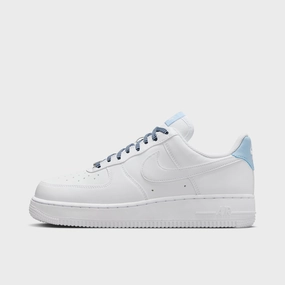 Nike Women's Air Force 1 '07 Next Nature White / Light Armory Blue Wear   Resistant Pro Response Shoes